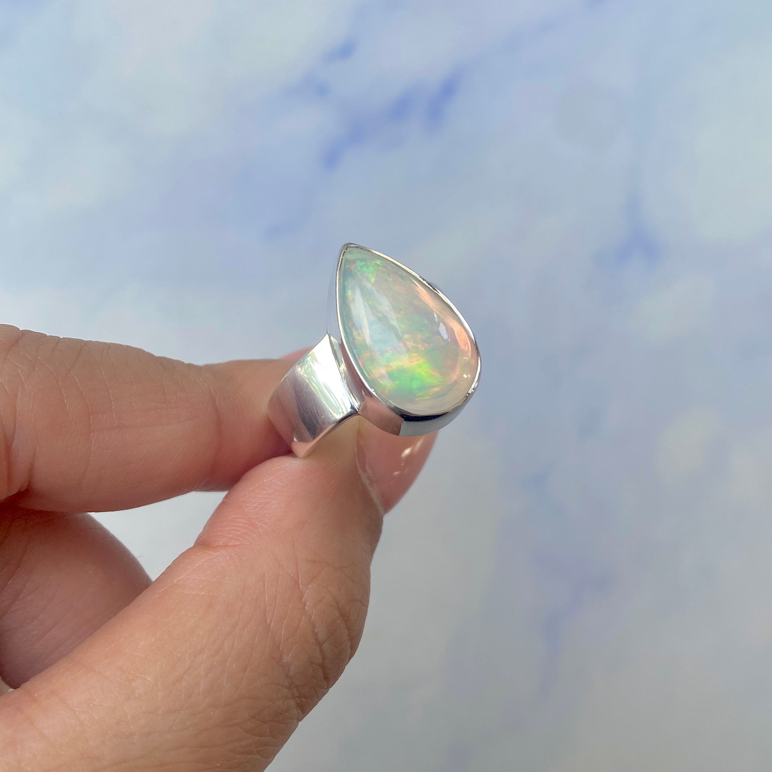 Opal Ring Size 8-(OPL-R-49.)