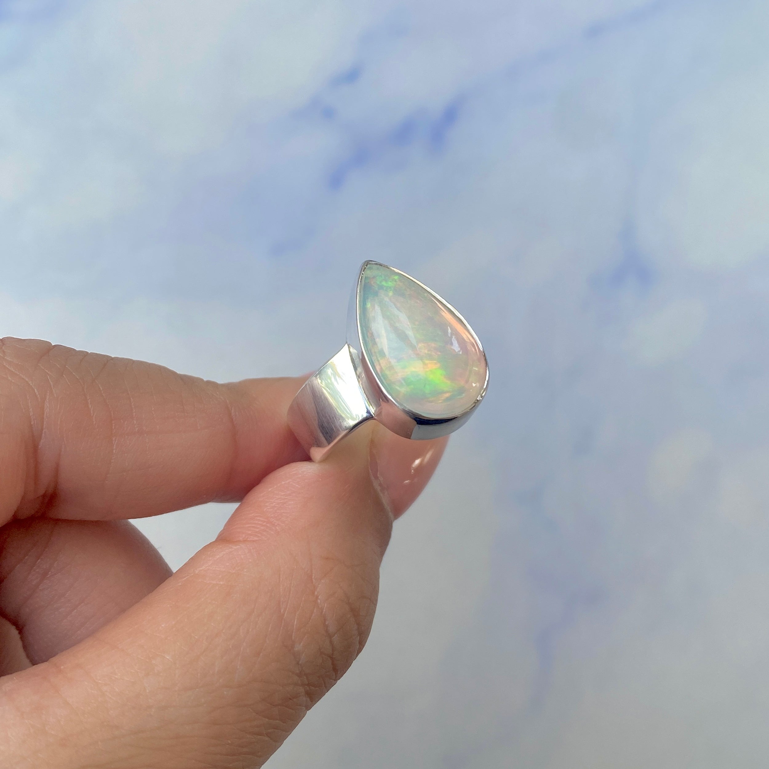 Opal Ring Size 8-(OPL-R-49.)