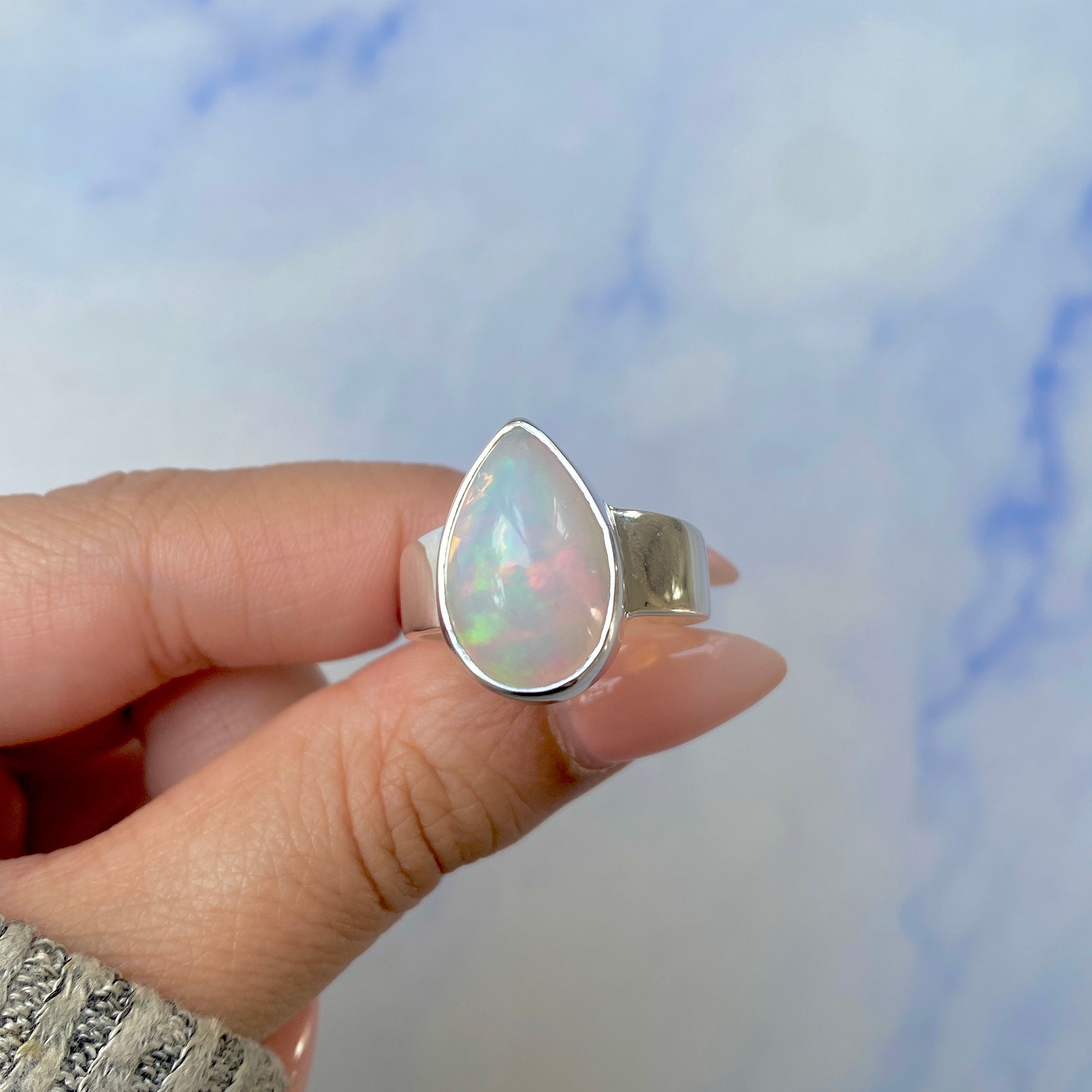 Opal Ring Size 9-(OPL-R-50.)