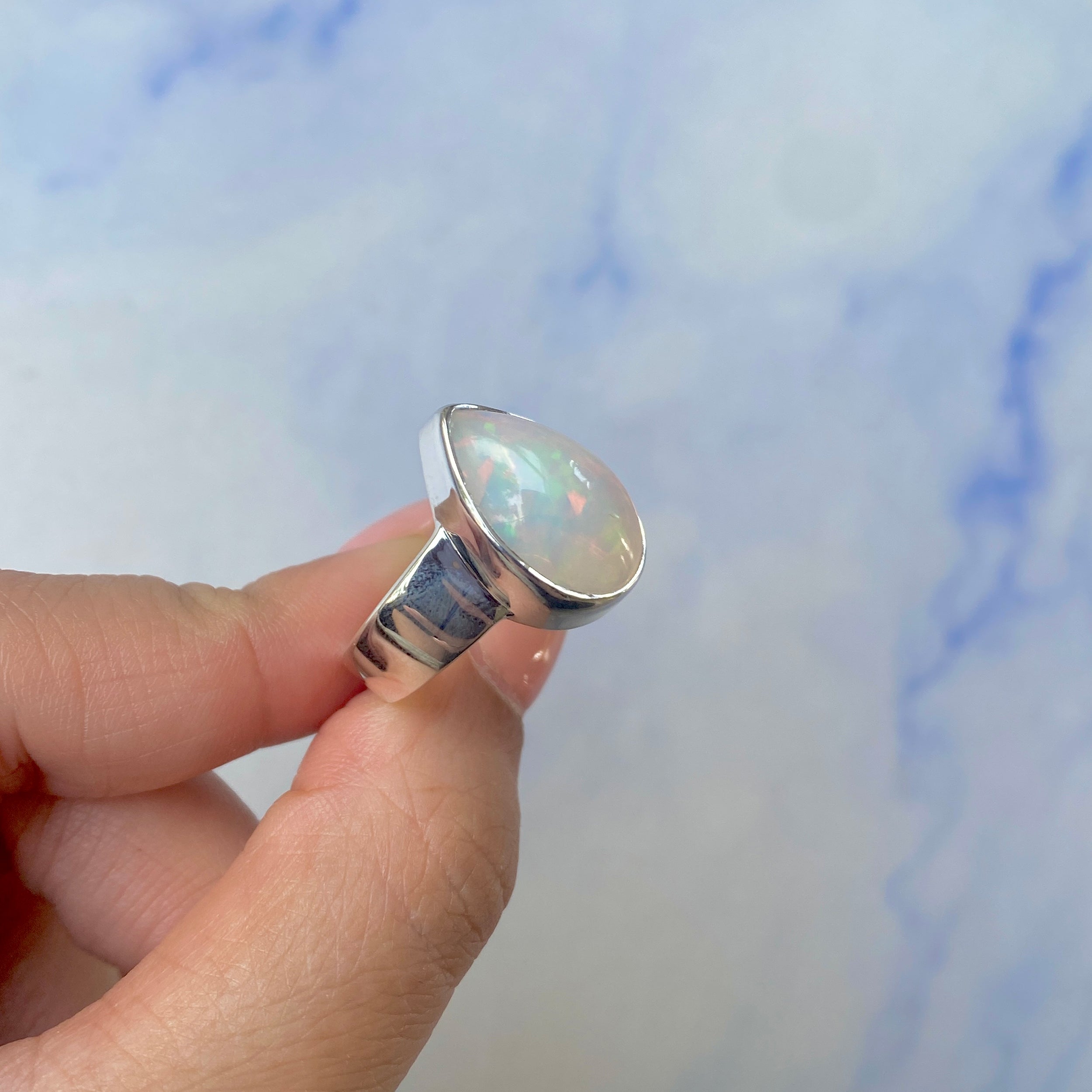Opal Ring Size 9-(OPL-R-50.)