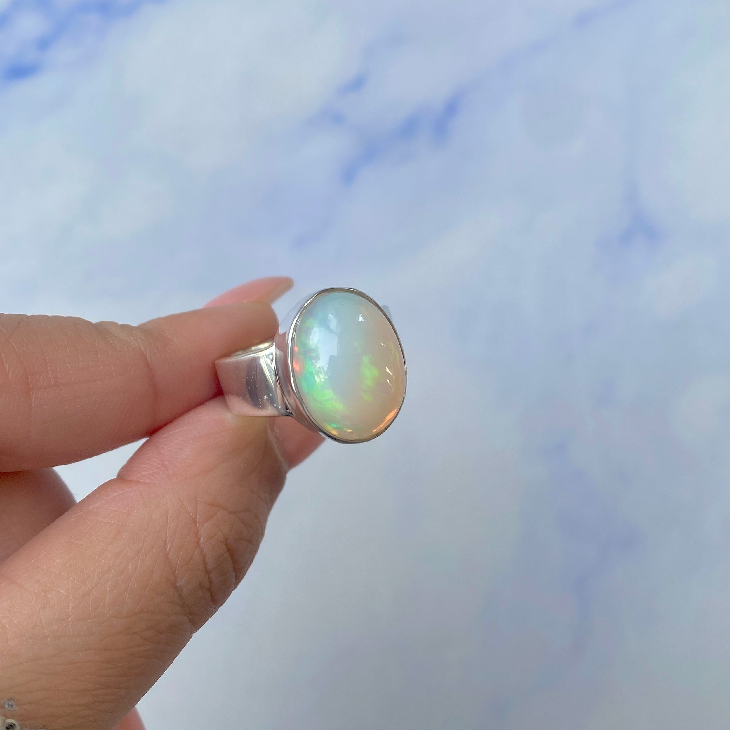 Opal Ring Size 8-(OPL-R-52.)