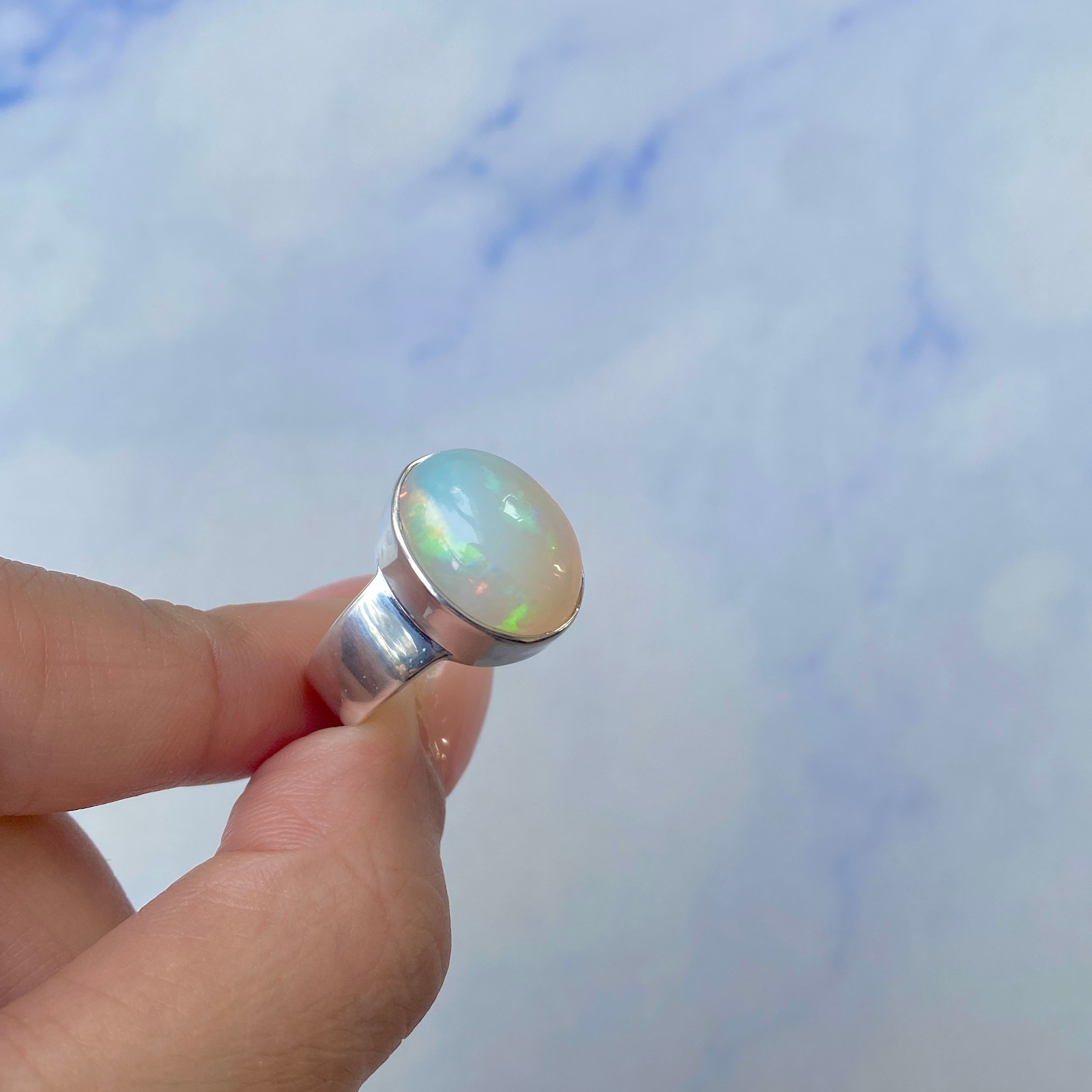 Opal Ring Size 8-(OPL-R-52.)