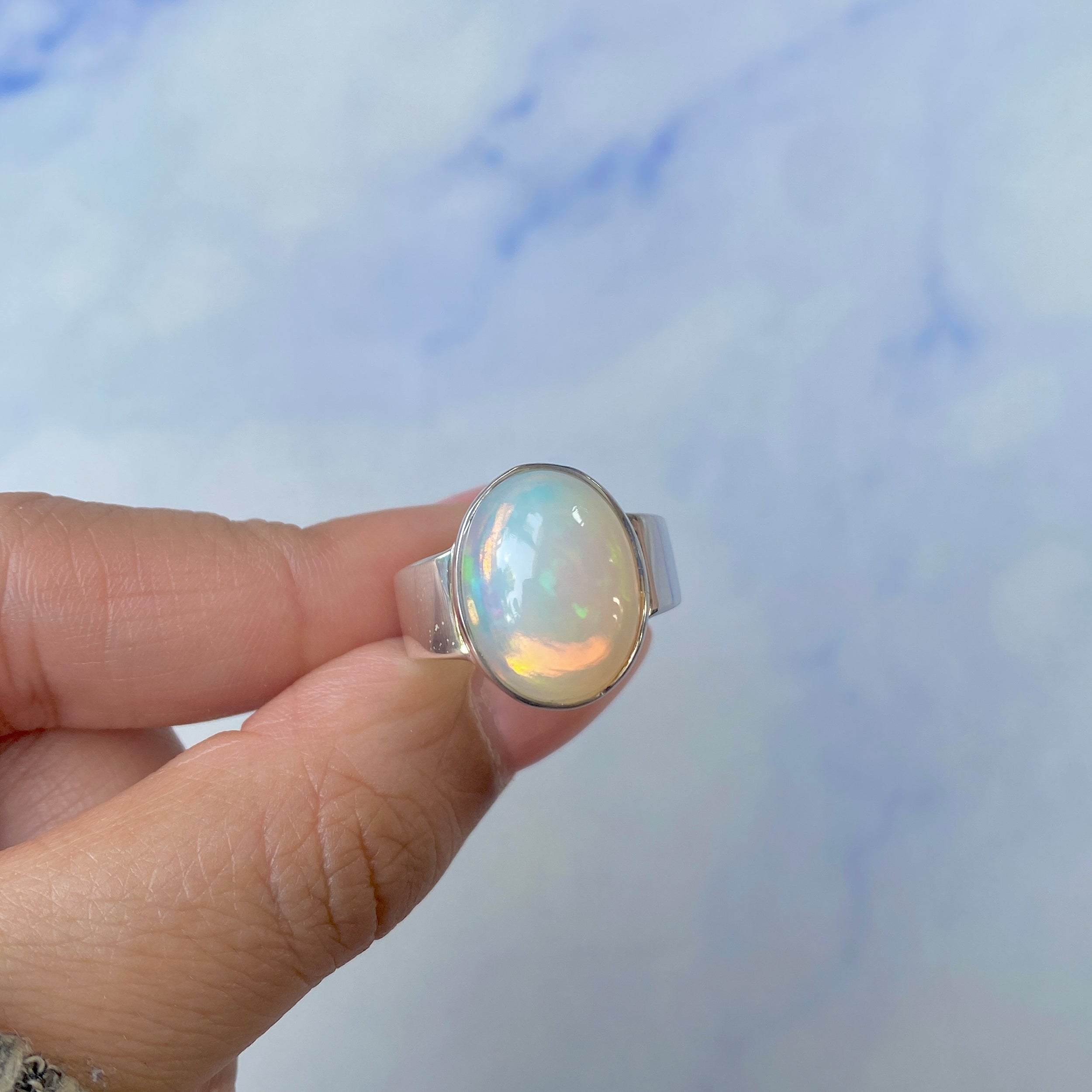 Opal Ring Size 8-(OPL-R-52.)