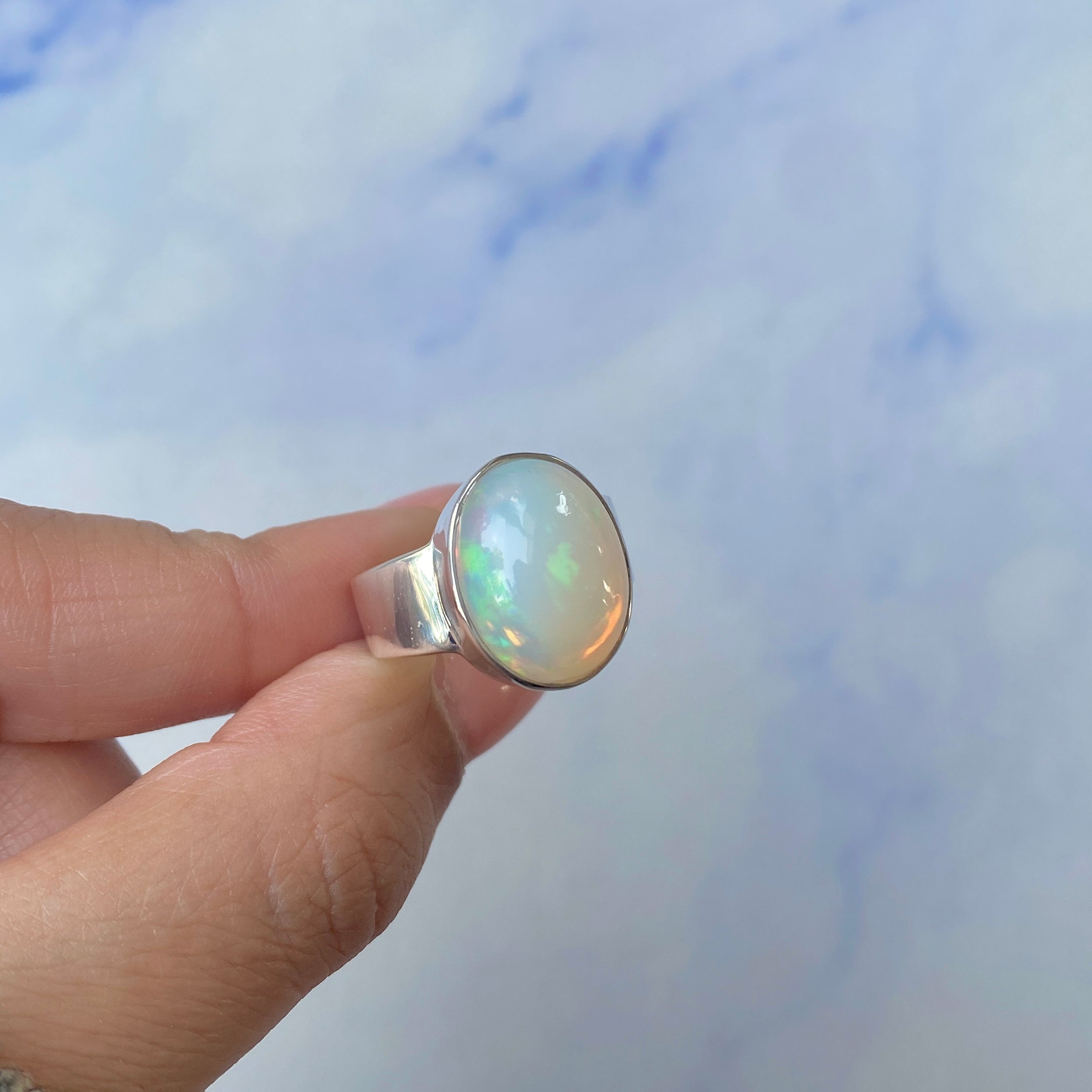 Opal Ring Size 8-(OPL-R-52.)