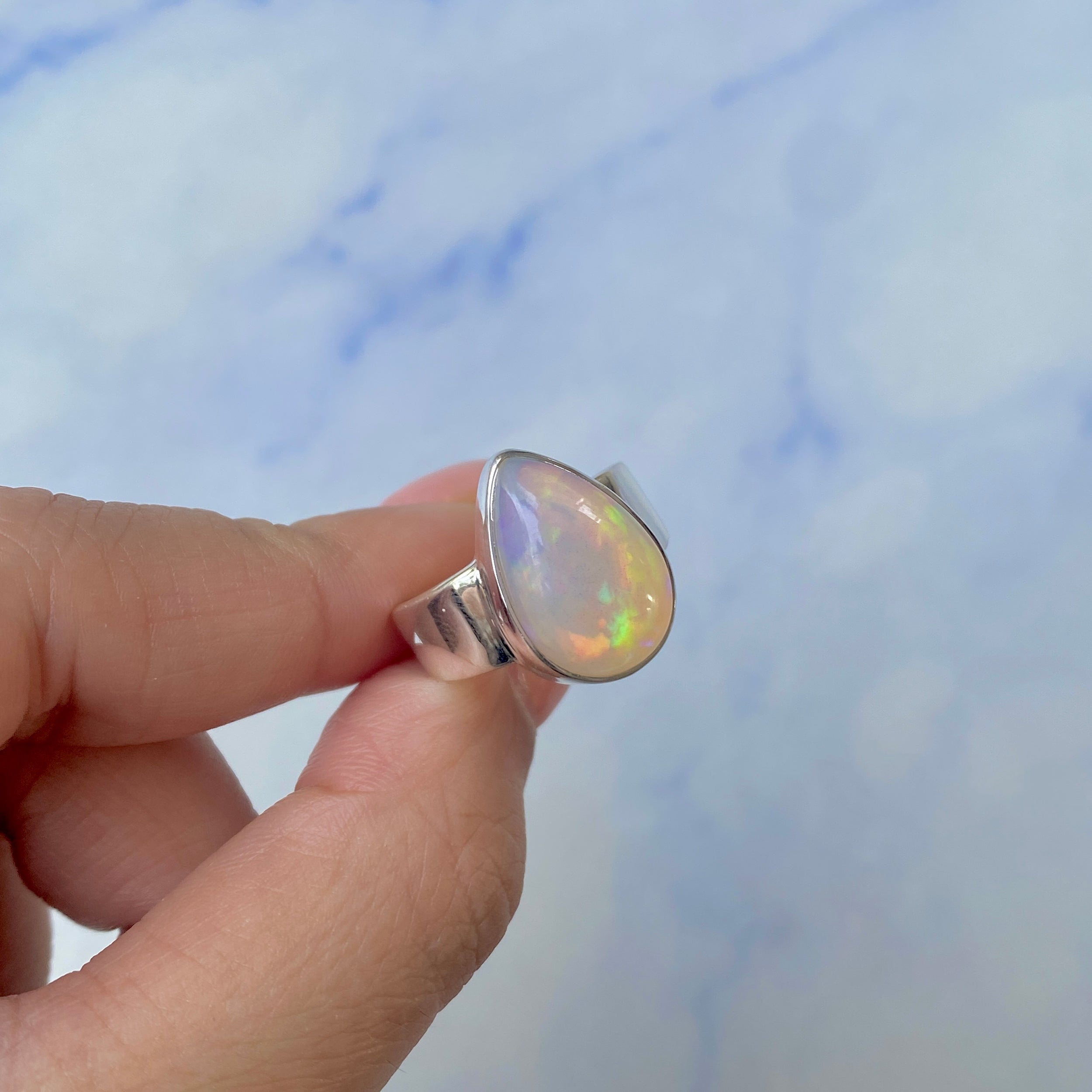 Opal Ring Size 8-(OPL-R-53.)