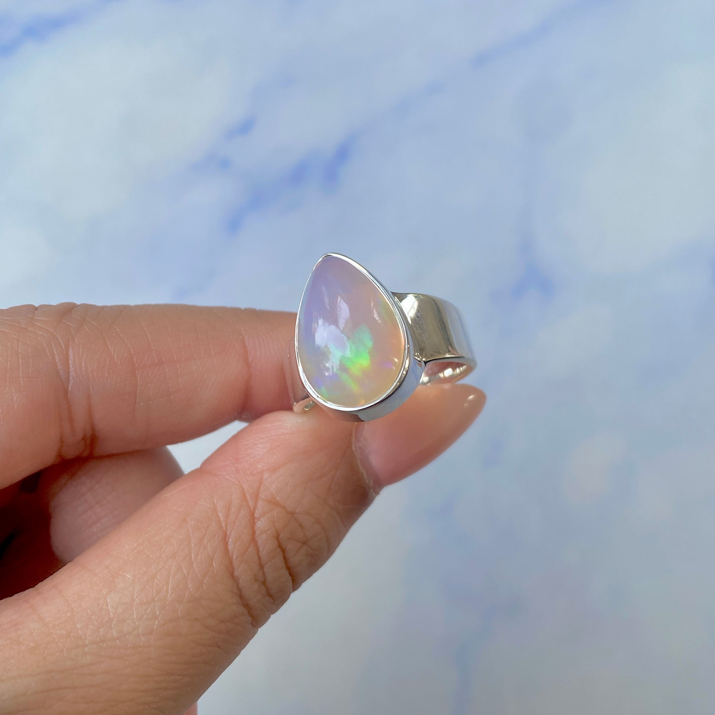 Opal Ring Size 8-(OPL-R-53.)