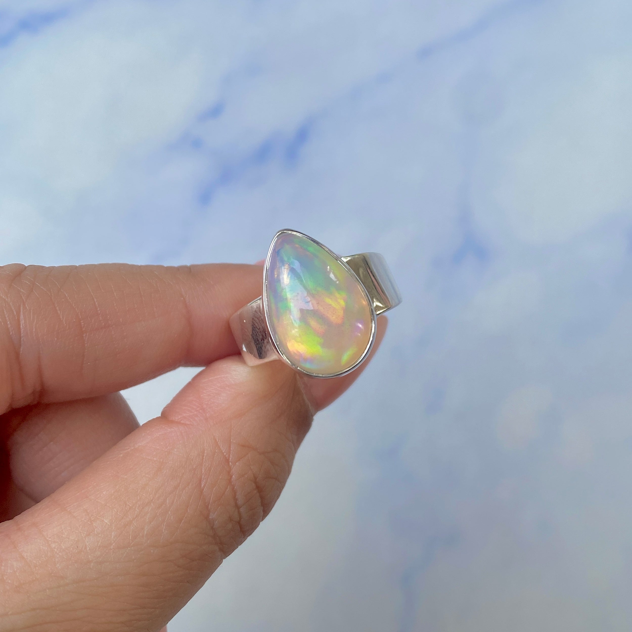 Opal Ring Size 8-(OPL-R-53.)