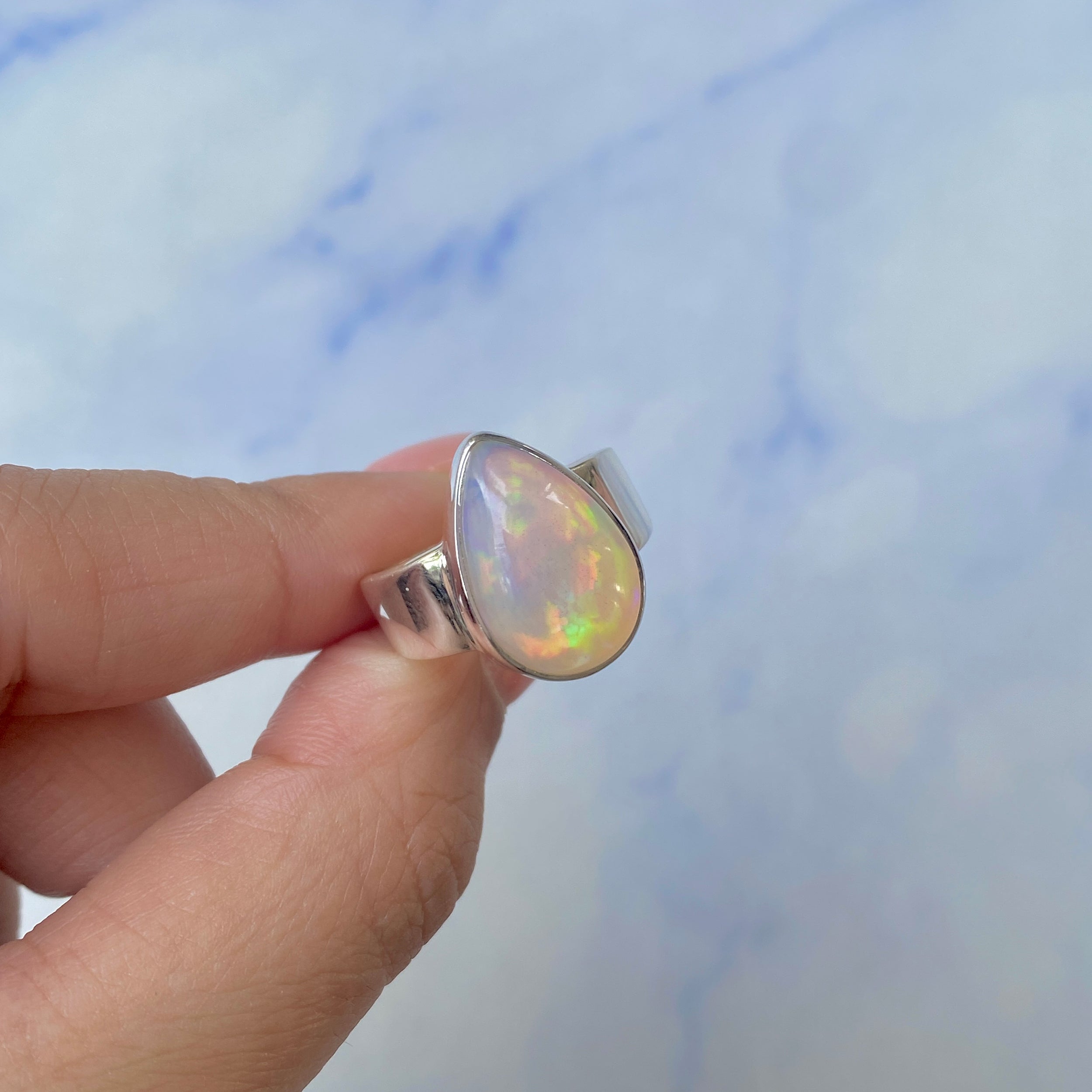 Opal Ring Size 8-(OPL-R-53.)