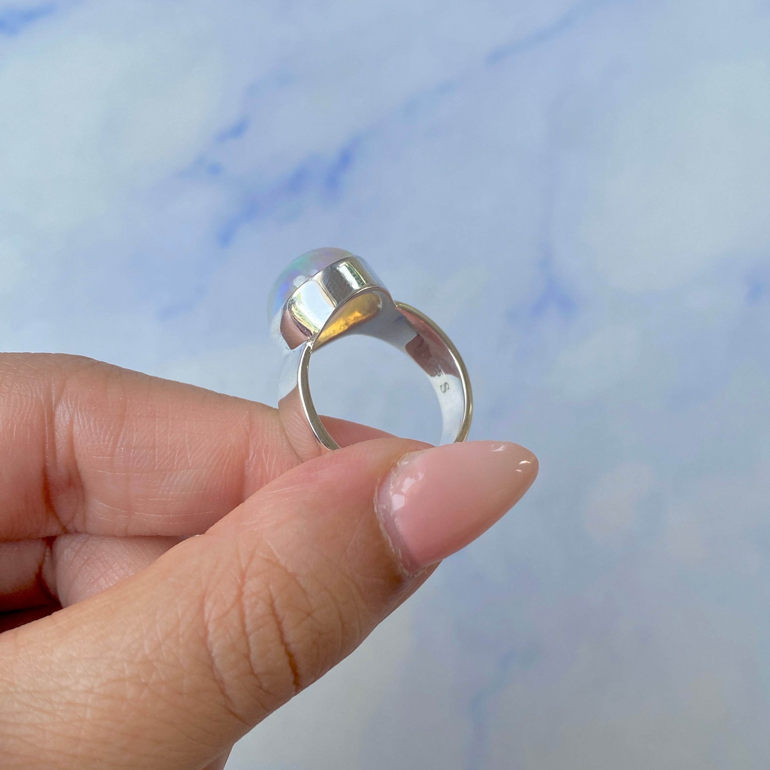 Opal Ring Size 8-(OPL-R-53.)