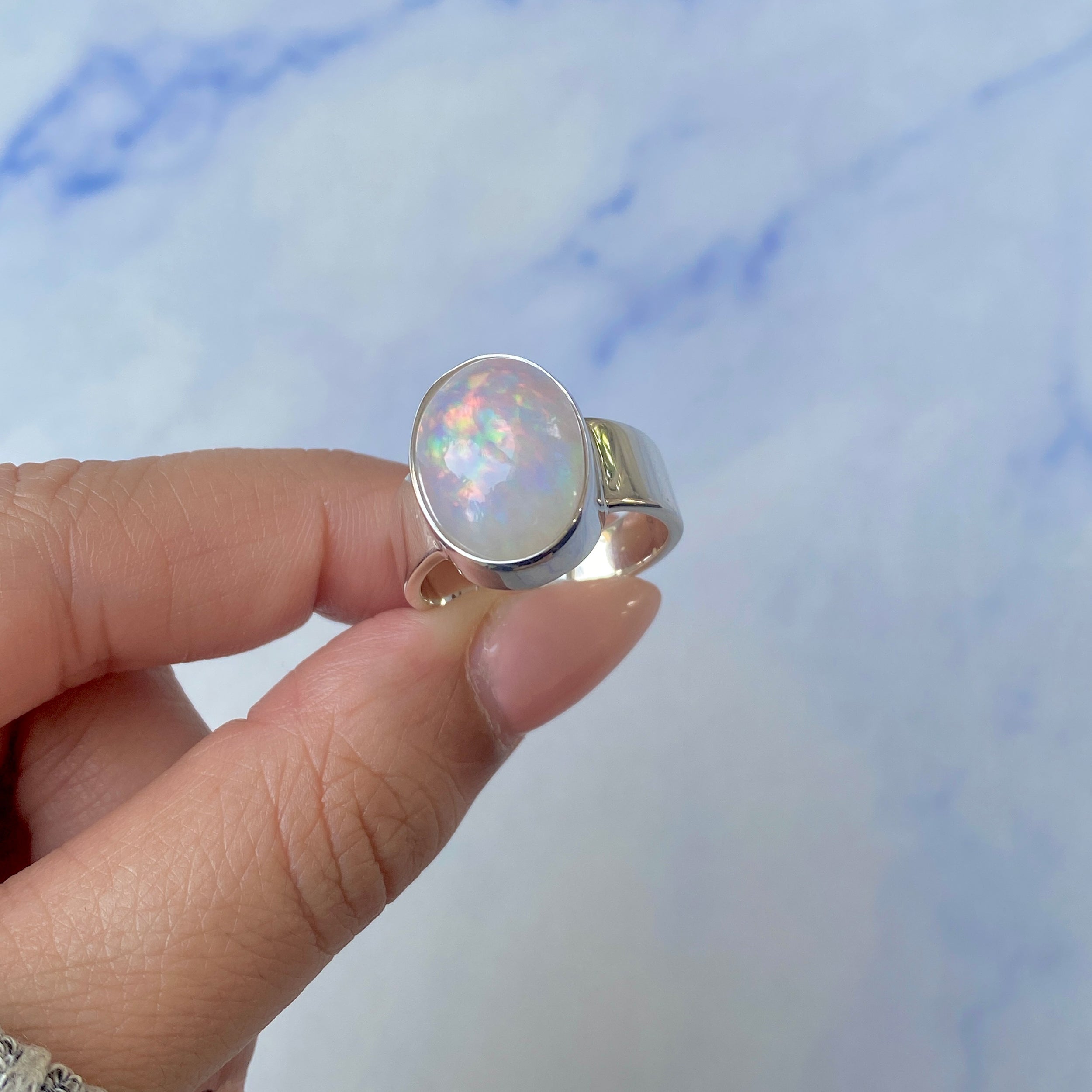 Opal Ring Size 9-(OPL-R-54.)