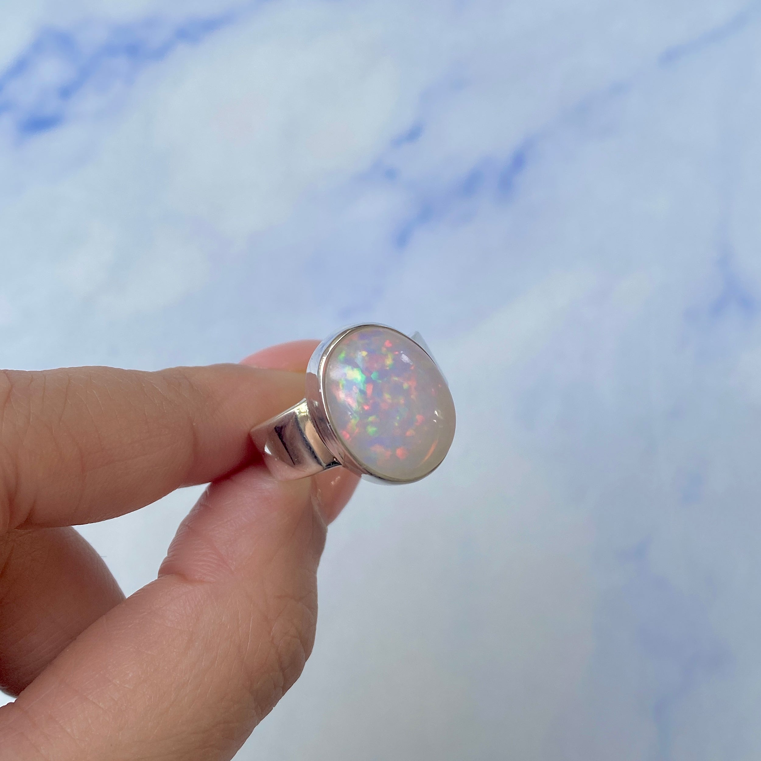 Opal Ring Size 9-(OPL-R-54.)