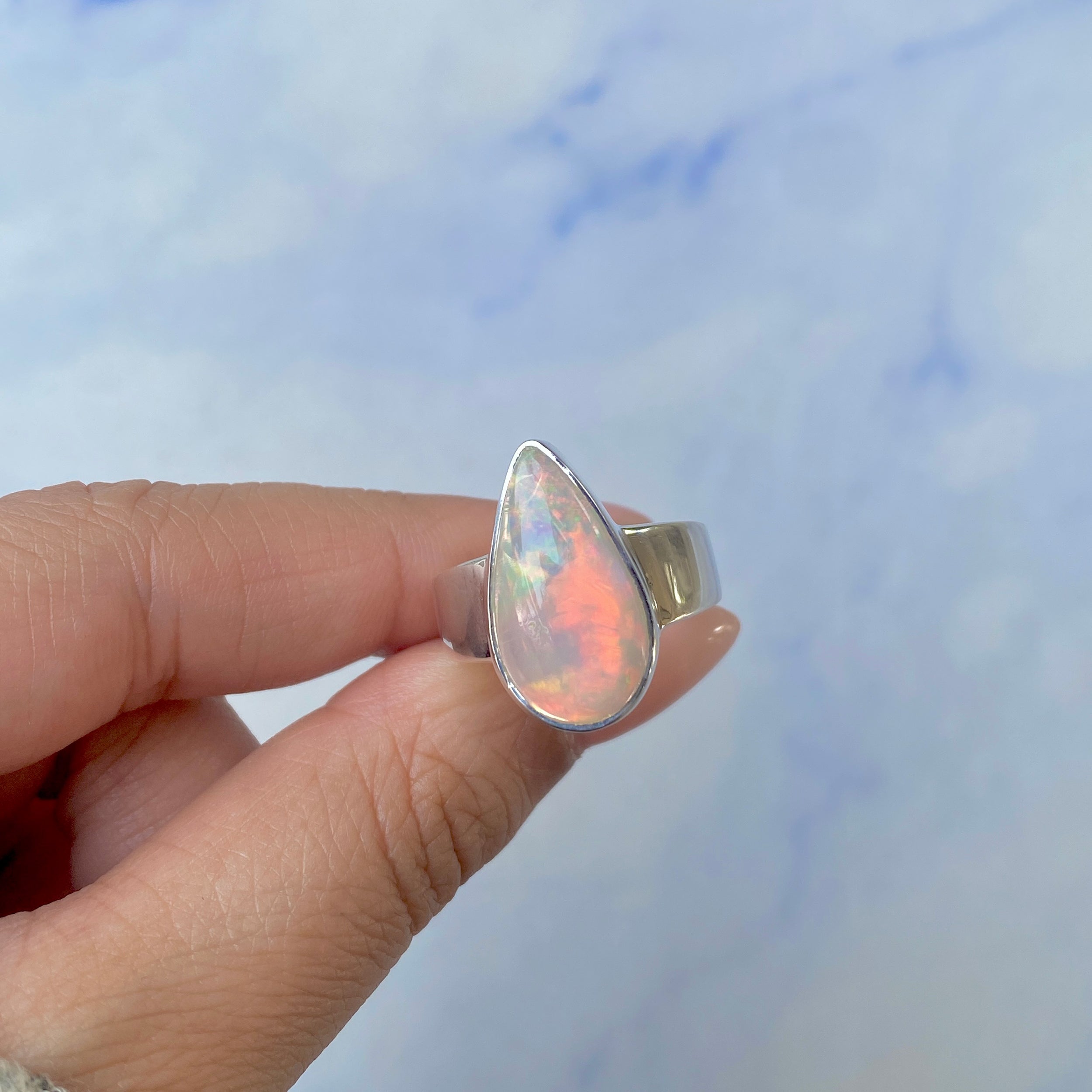 Opal Ring Size 9-(OPL-R-56.)