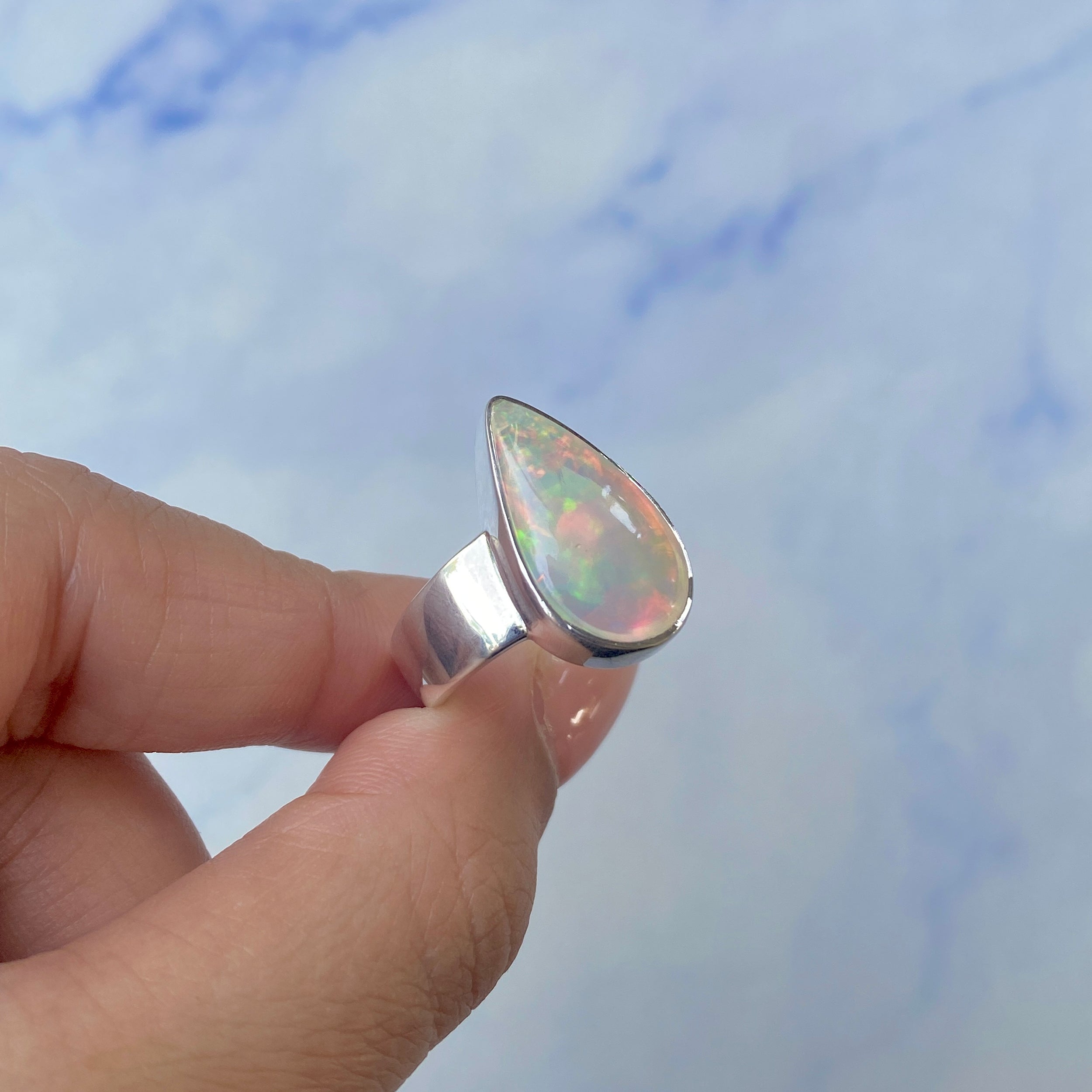 Opal Ring Size 9-(OPL-R-56.)