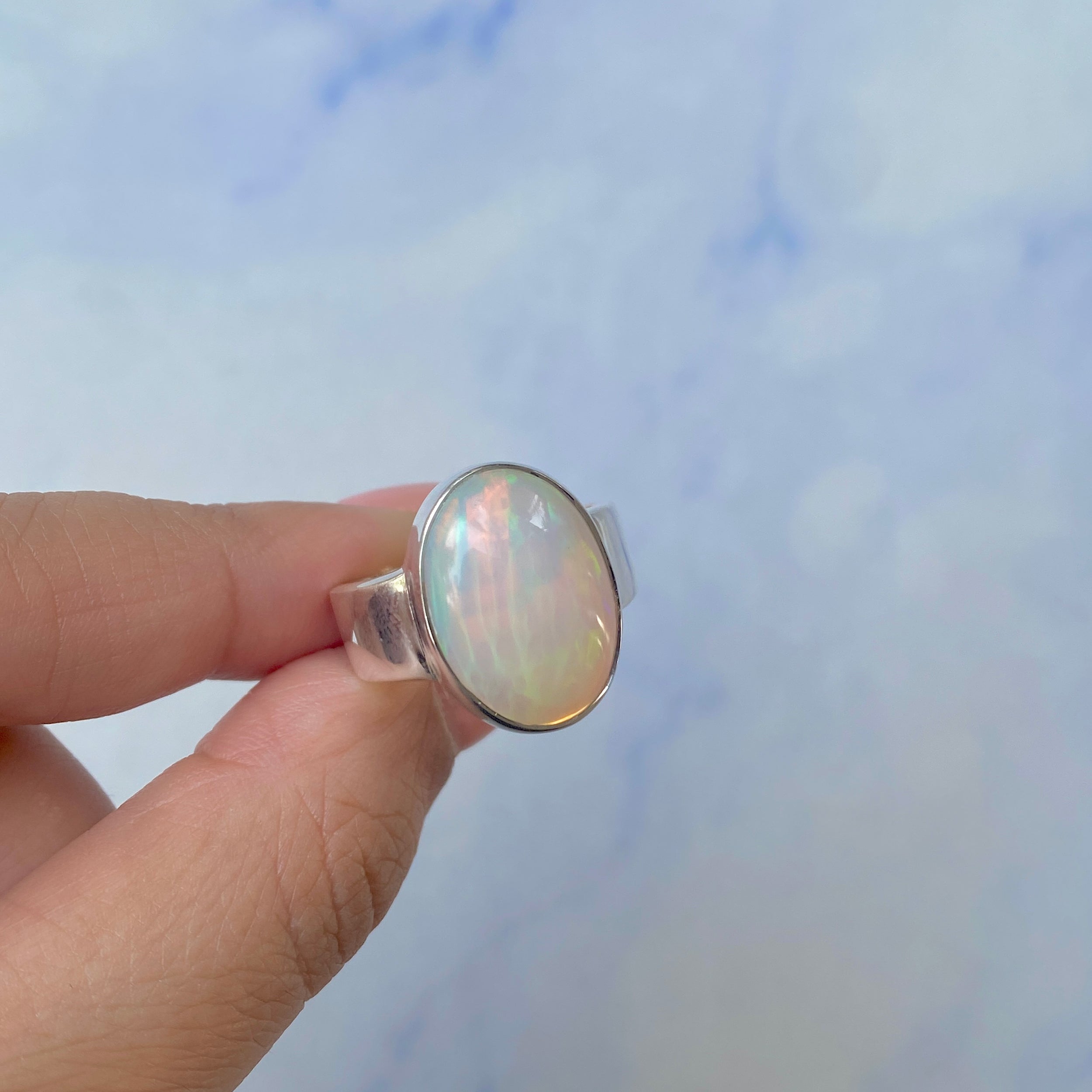 Opal Ring Size 9-(OPL-R-58.)