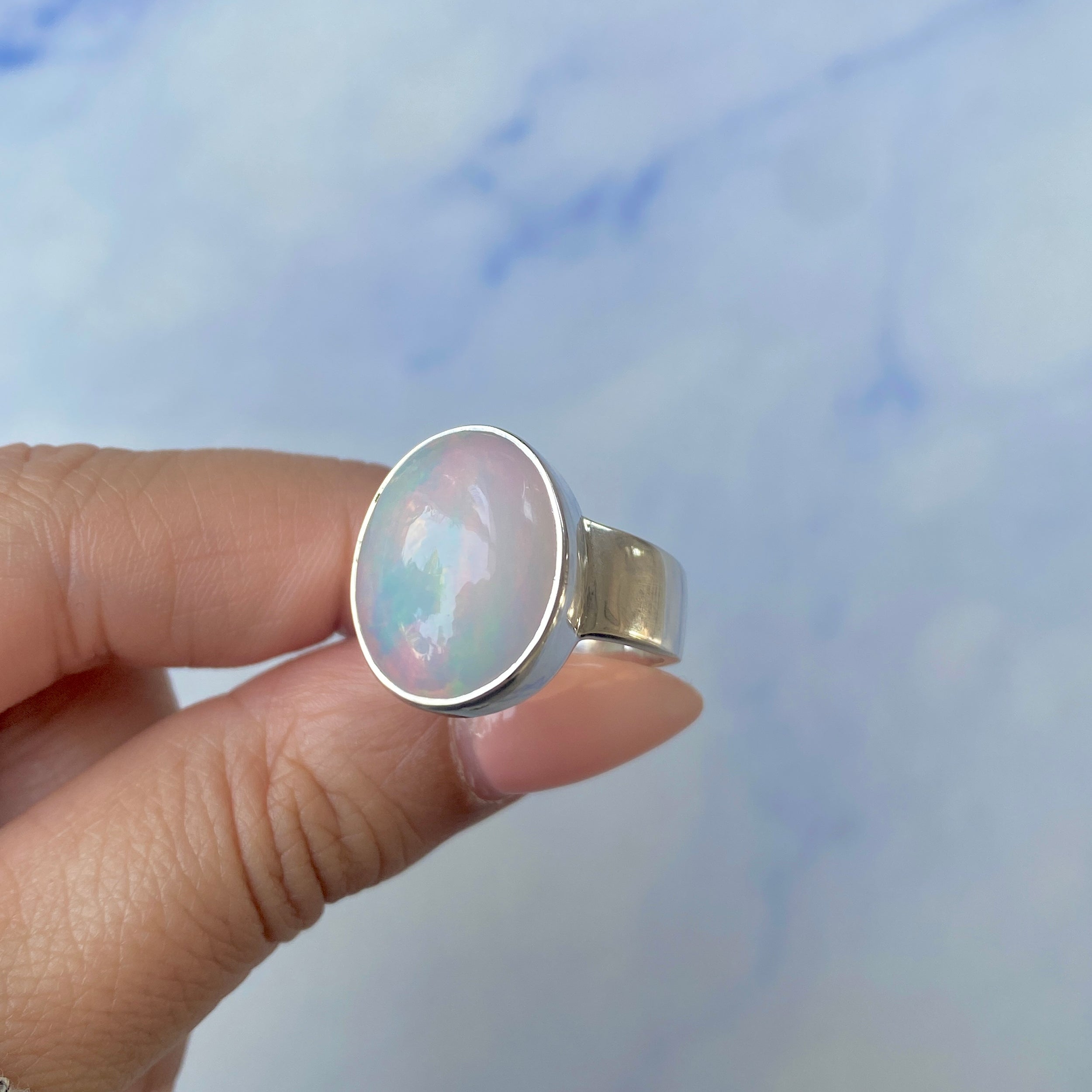 Opal Ring Size 9-(OPL-R-59.)