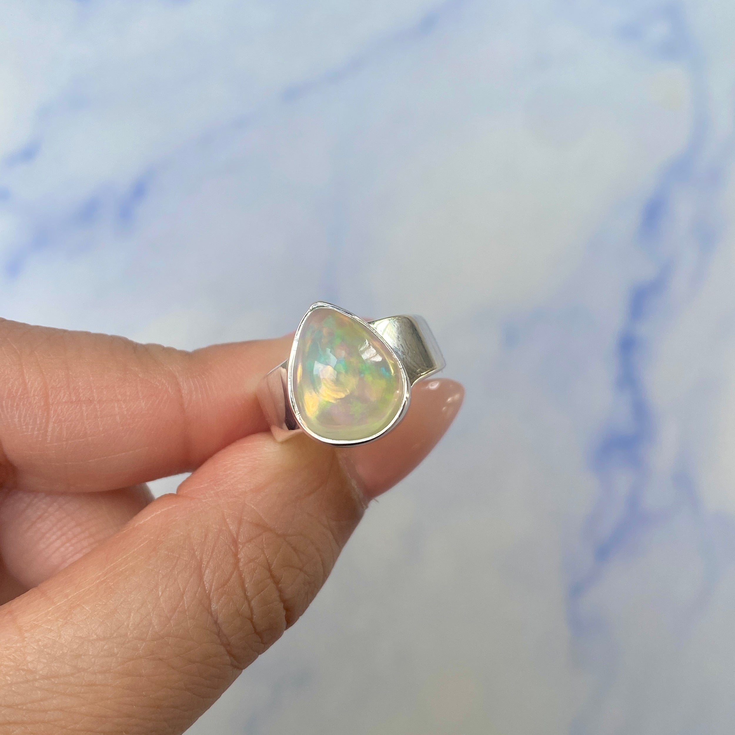 Opal Ring Size 6-(OPL-R-7.)
