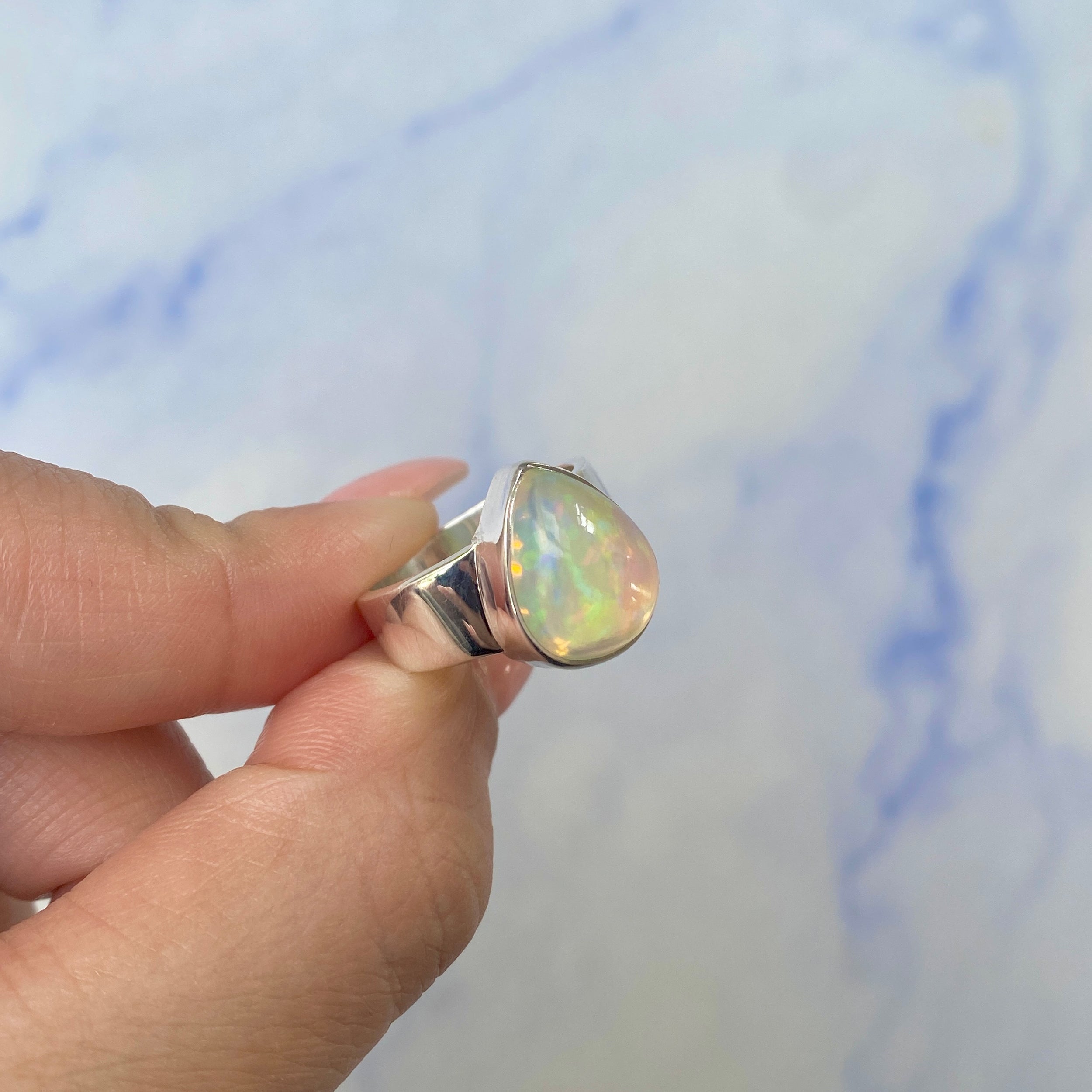 Opal Ring Size 6-(OPL-R-7.)