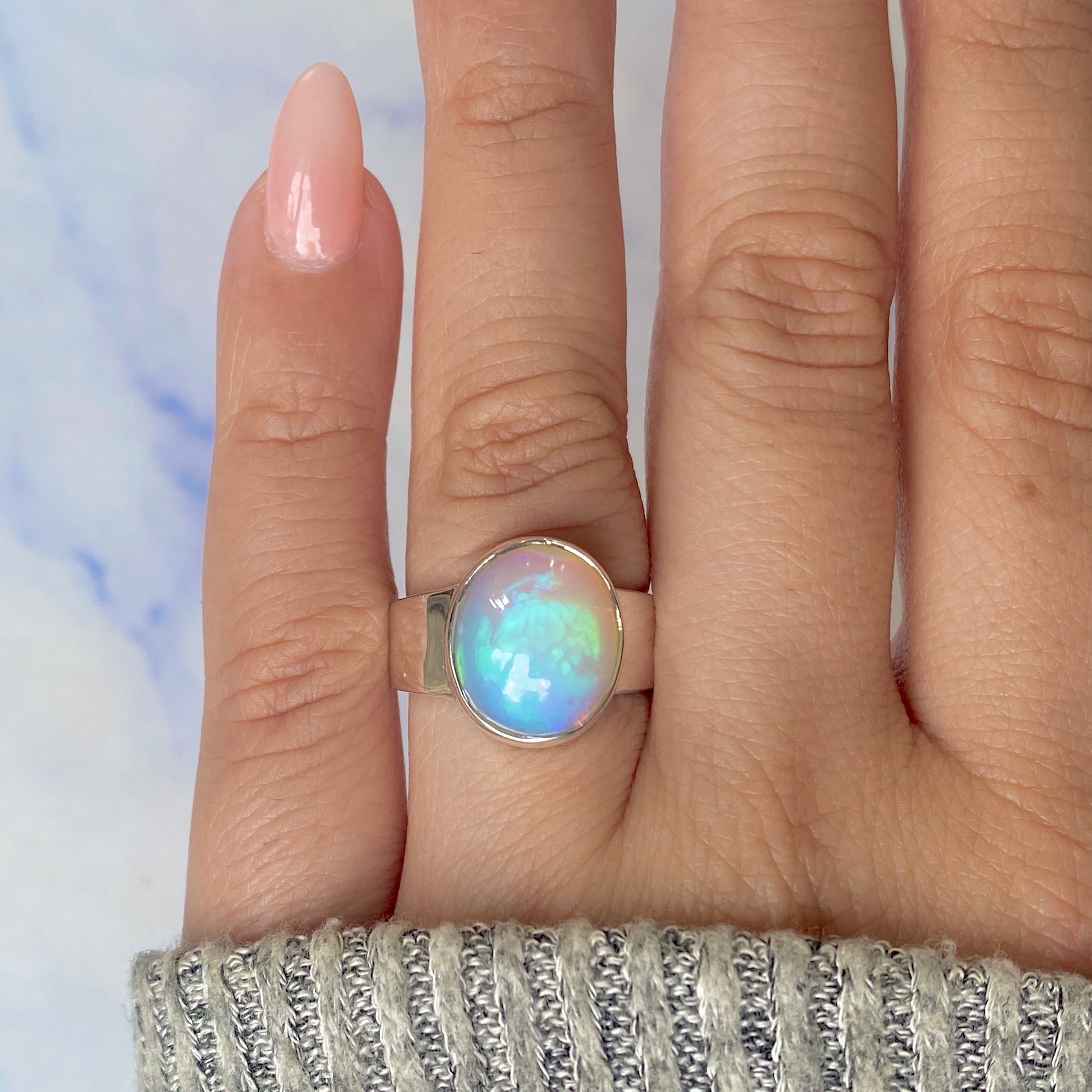 Opal Ring Size 7-(OPL-R-8.)