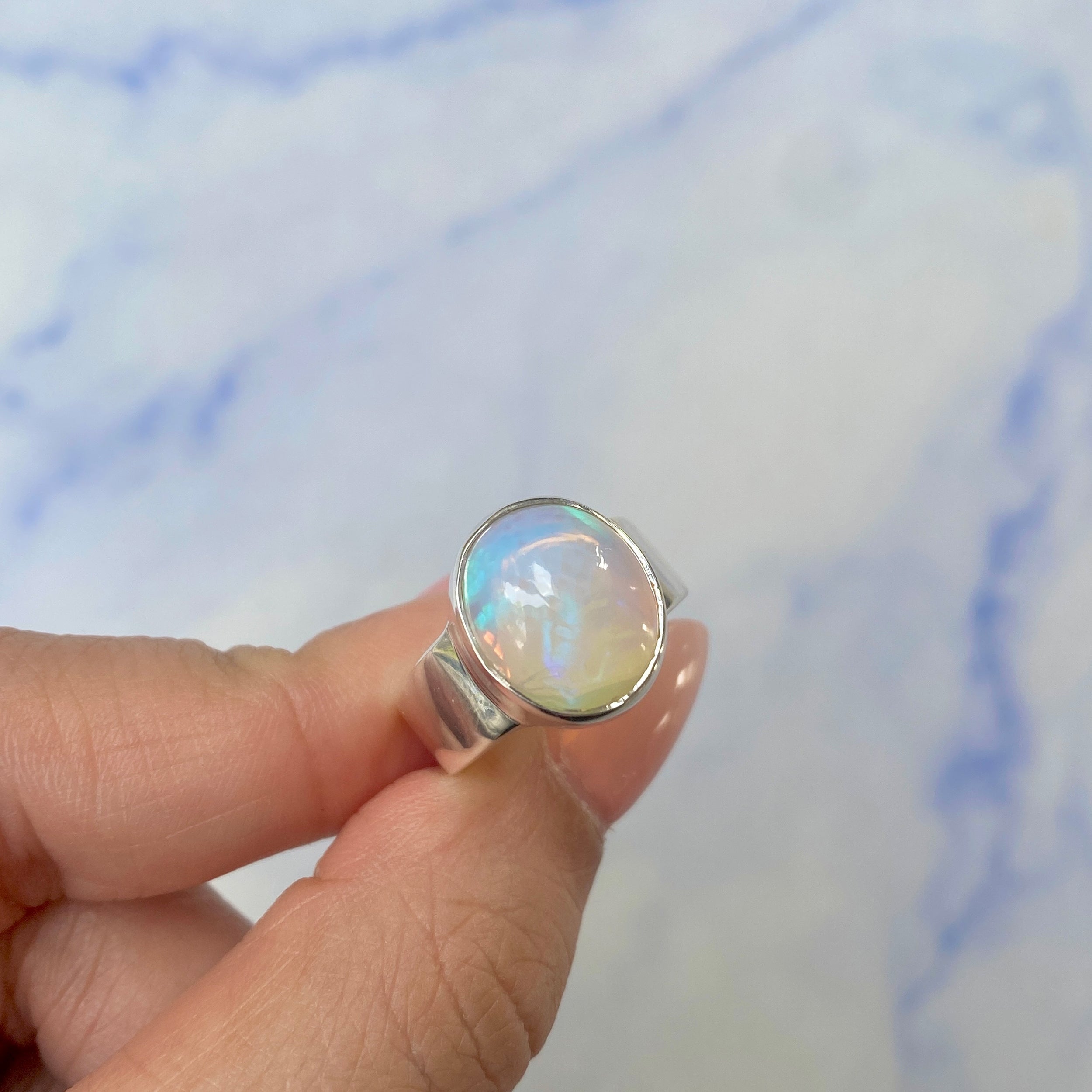Opal Ring Size 7-(OPL-R-8.)
