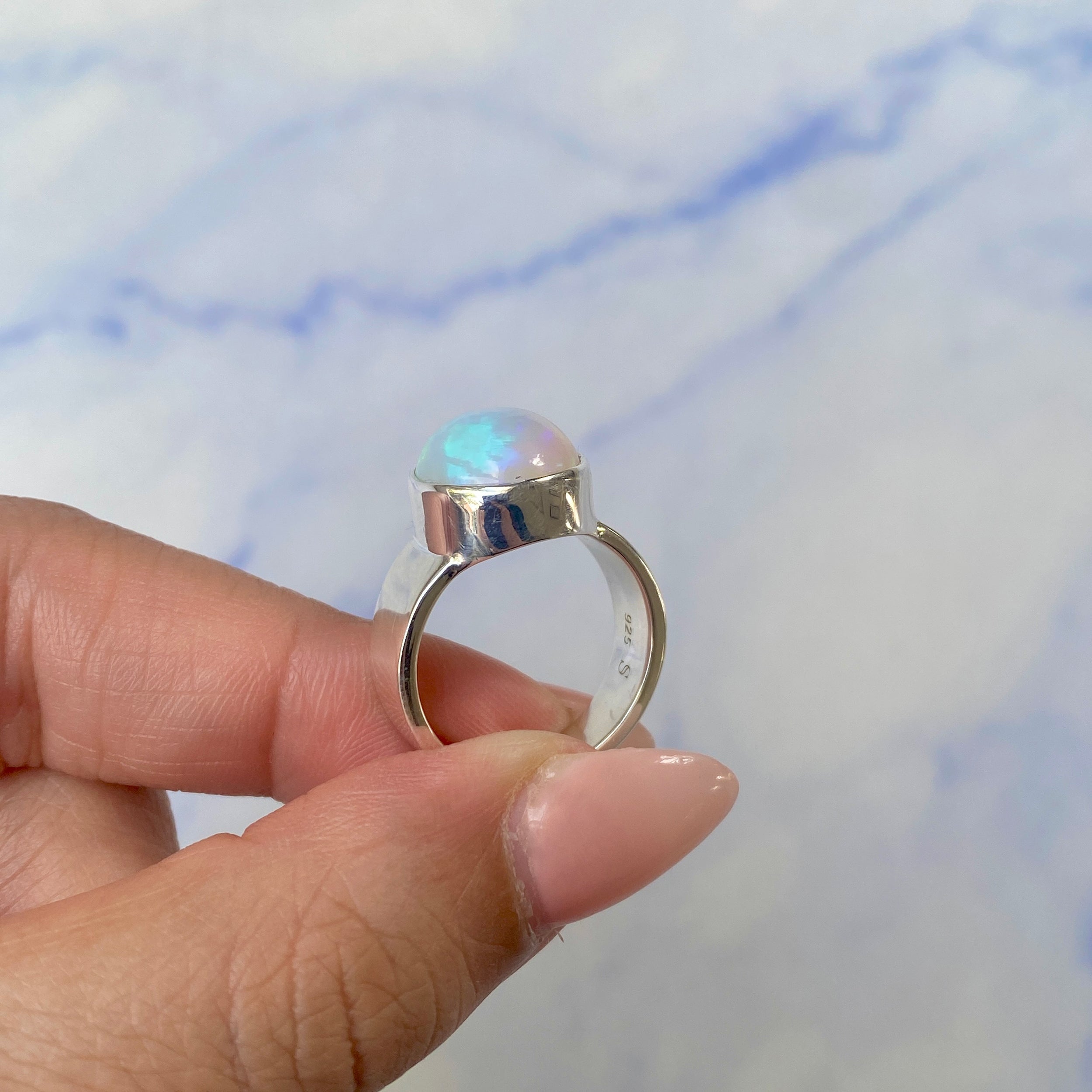 Opal Ring Size 7-(OPL-R-8.)