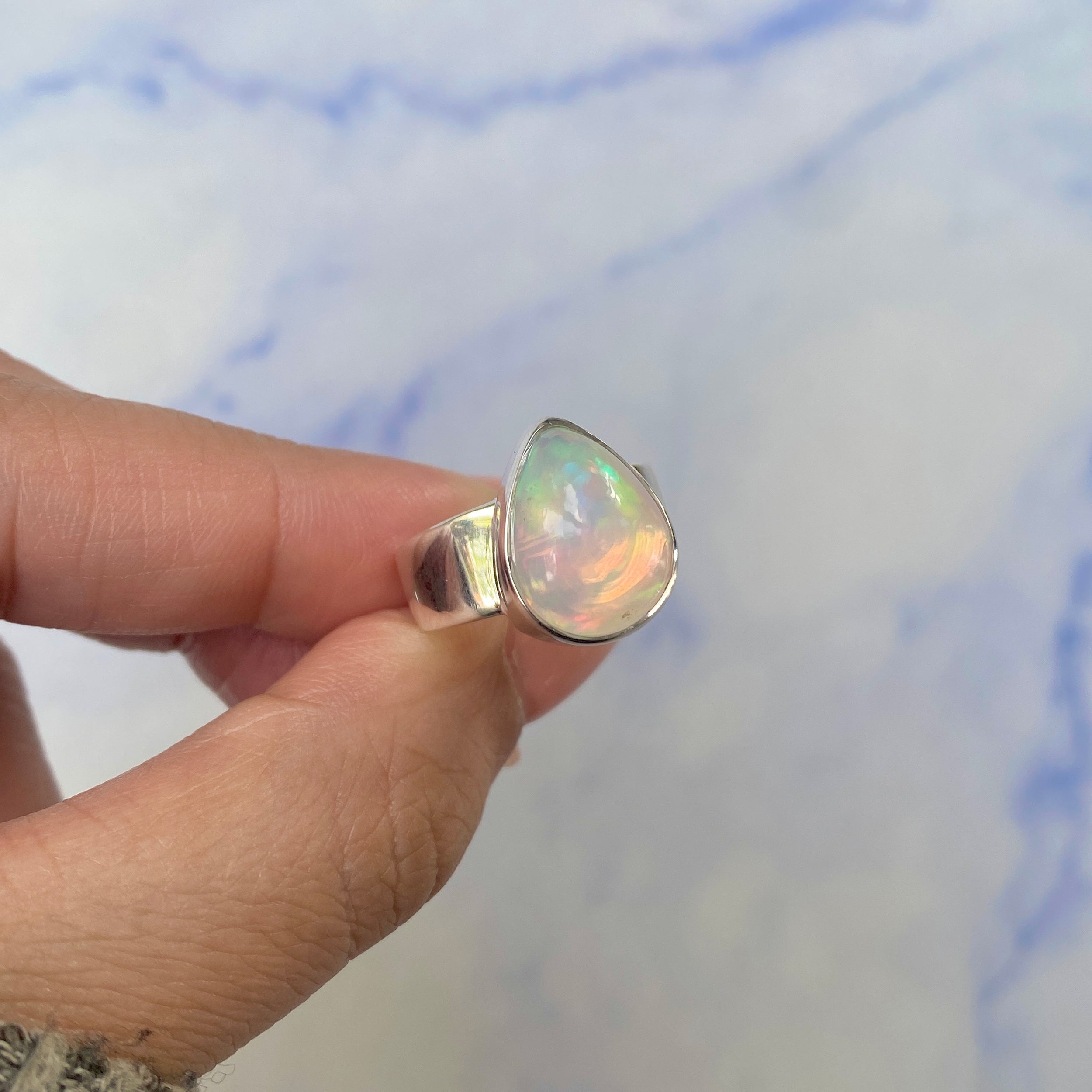 Opal Ring Size 7-(OPL-R-9.)