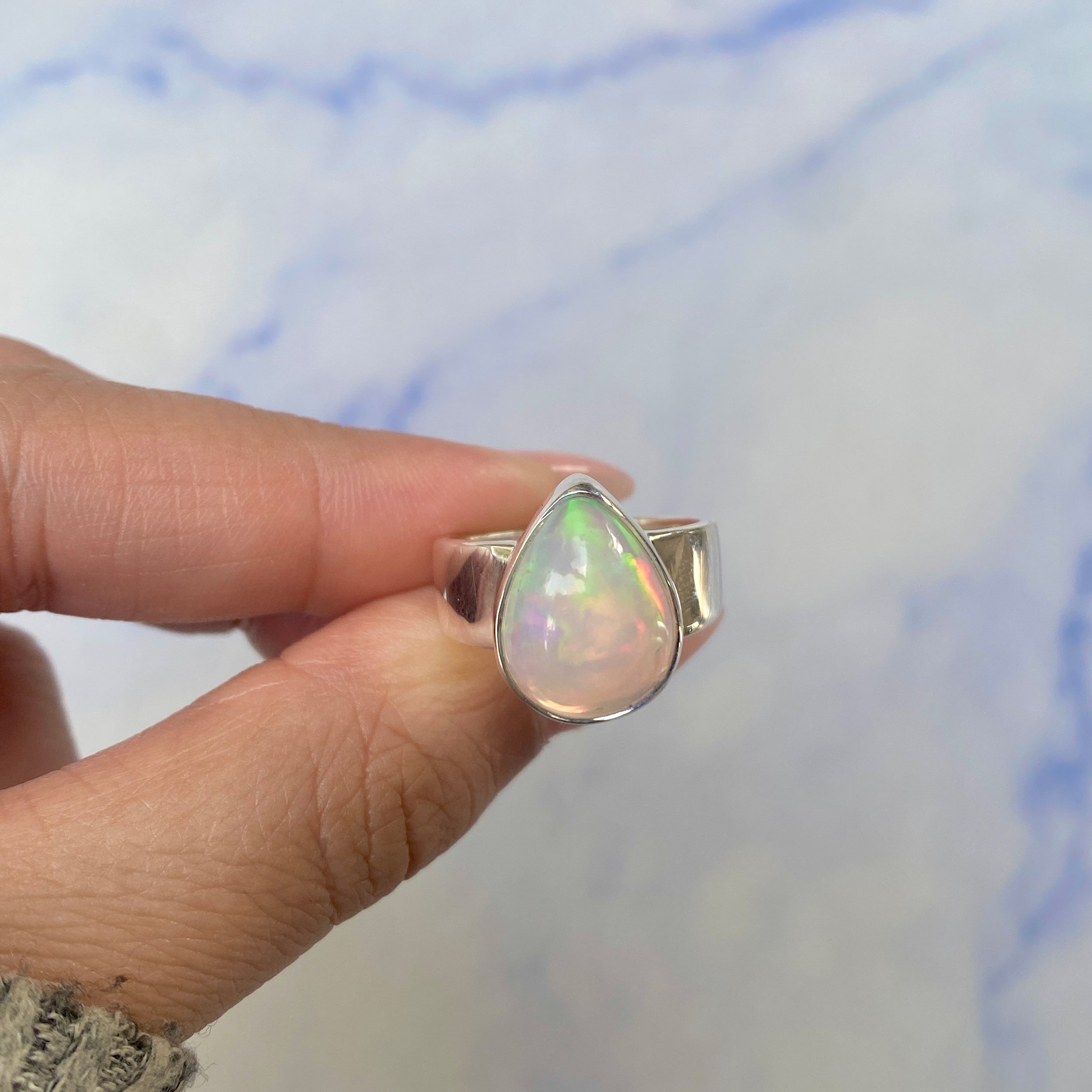 Opal Ring Size 7-(OPL-R-9.)