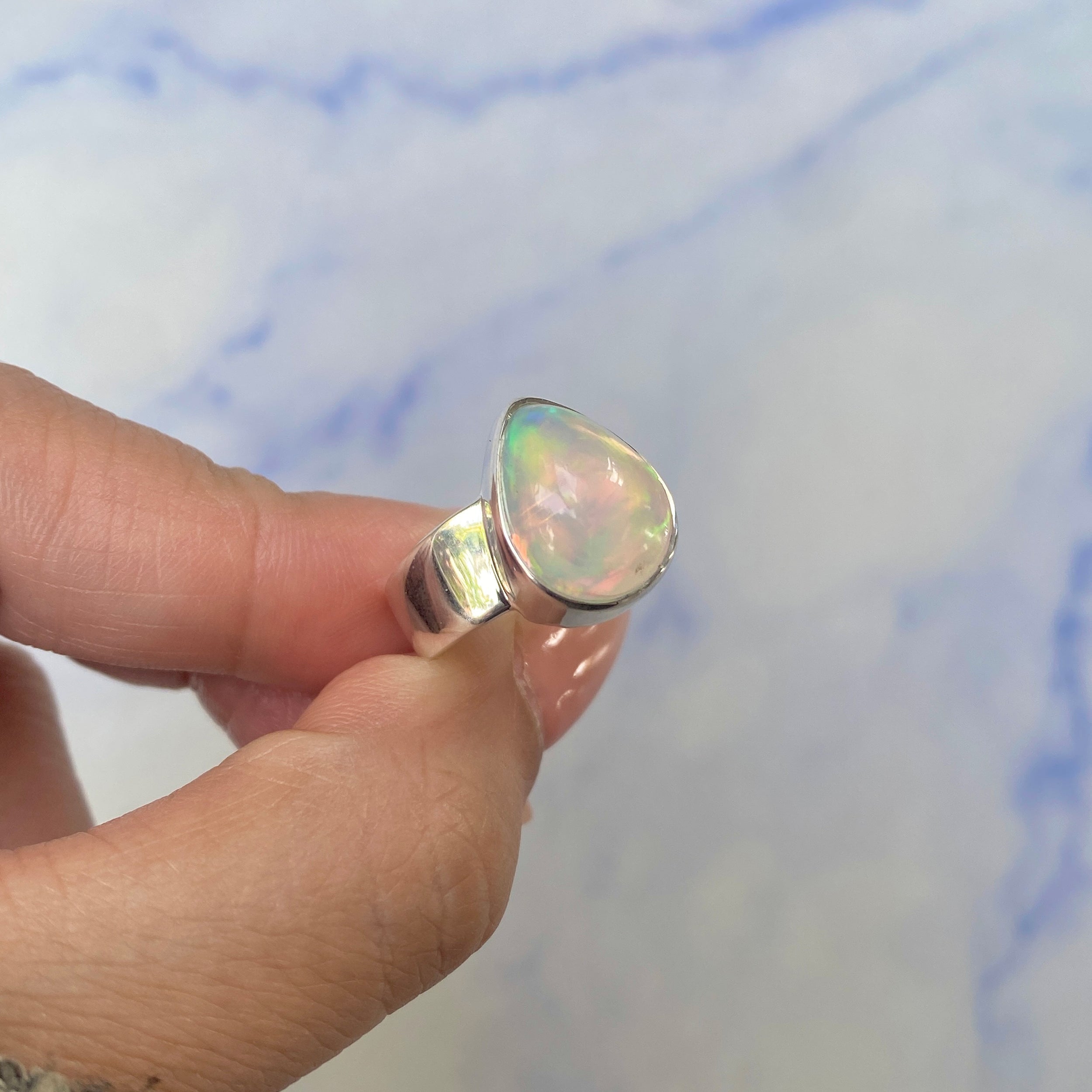 Opal Ring Size 7-(OPL-R-9.)