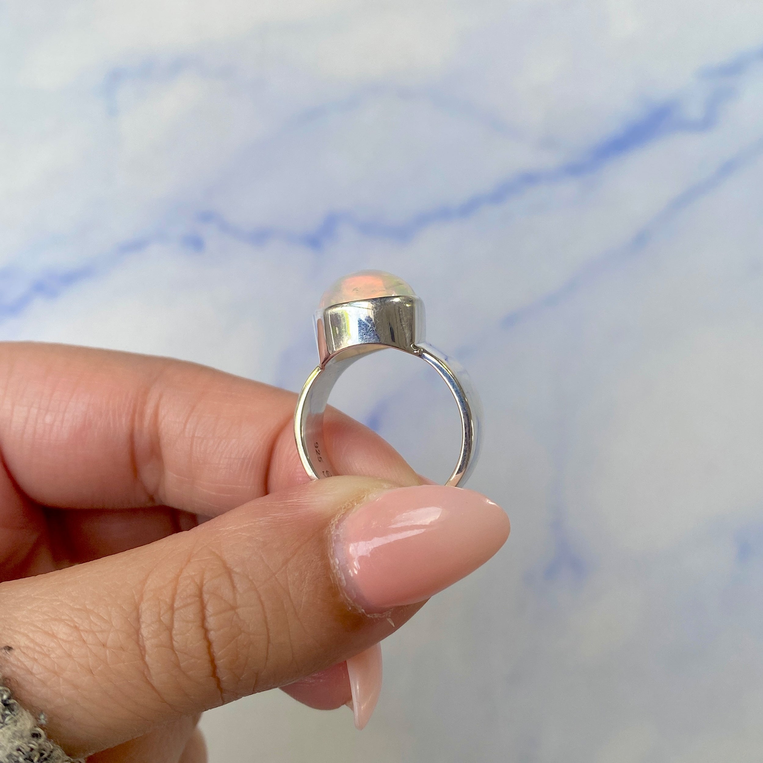 Opal Ring Size 7-(OPL-R-9.)