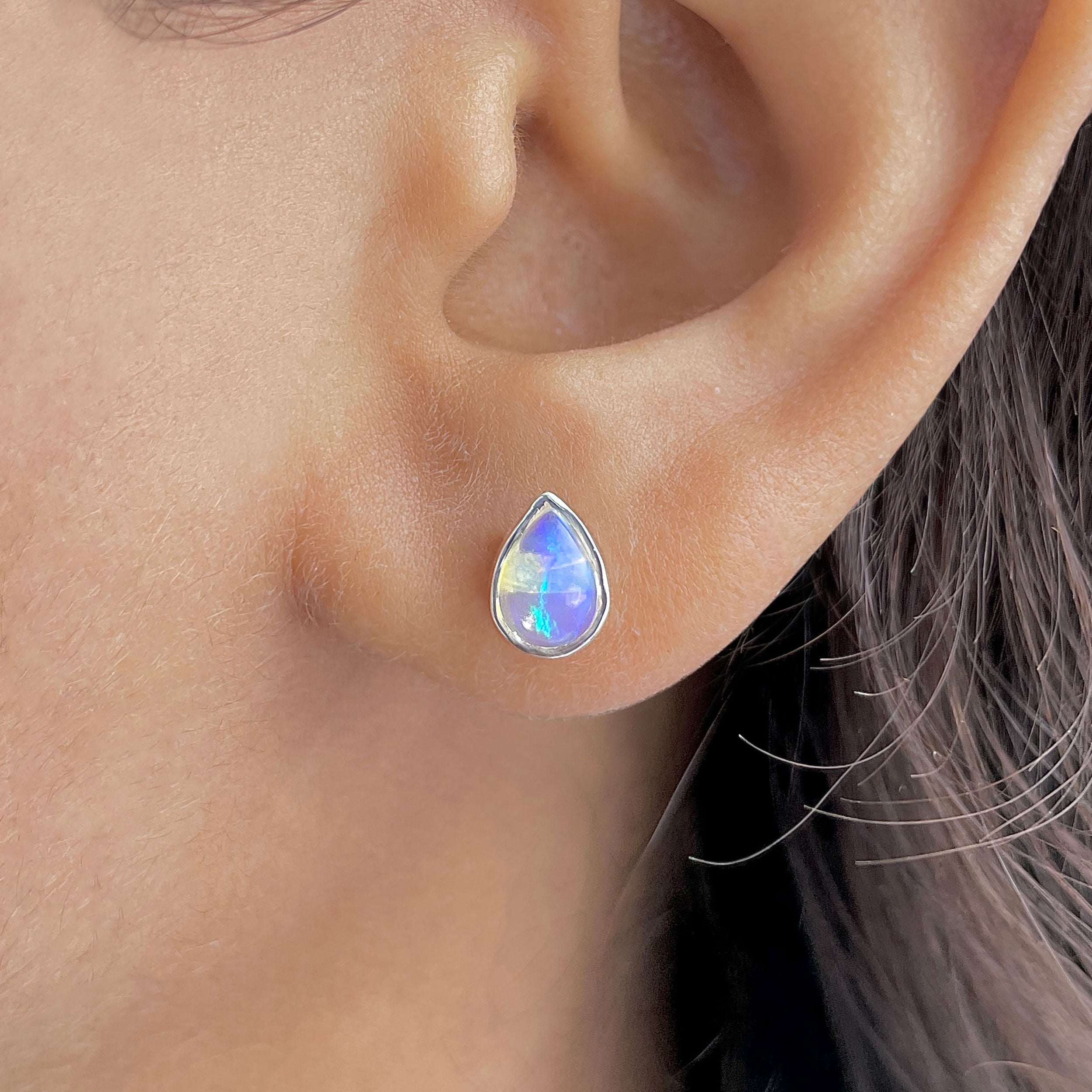 Opal Earring-(OPL-RDE-1110.)