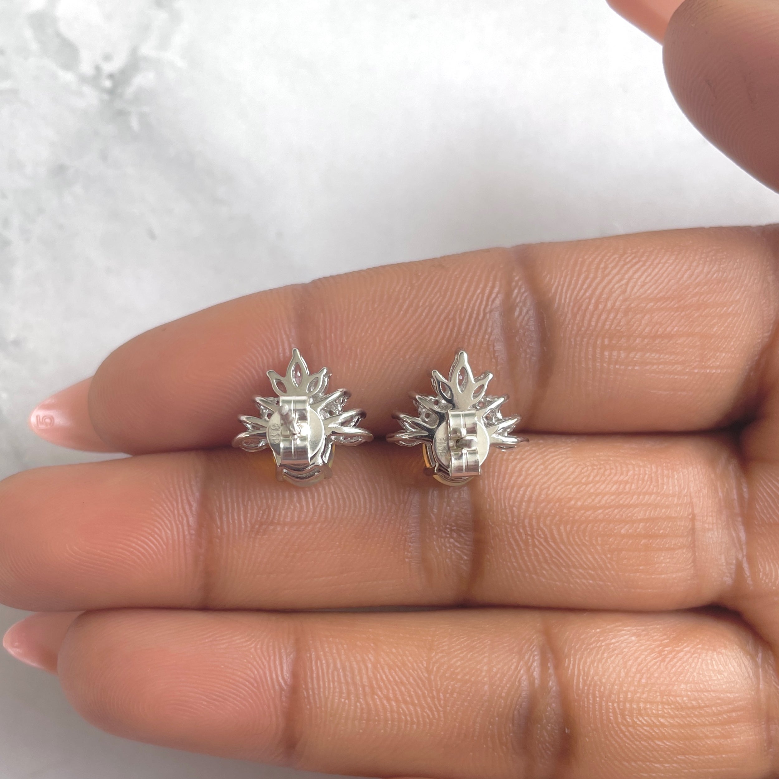 Opal Earring-(OPL-RE-71.)