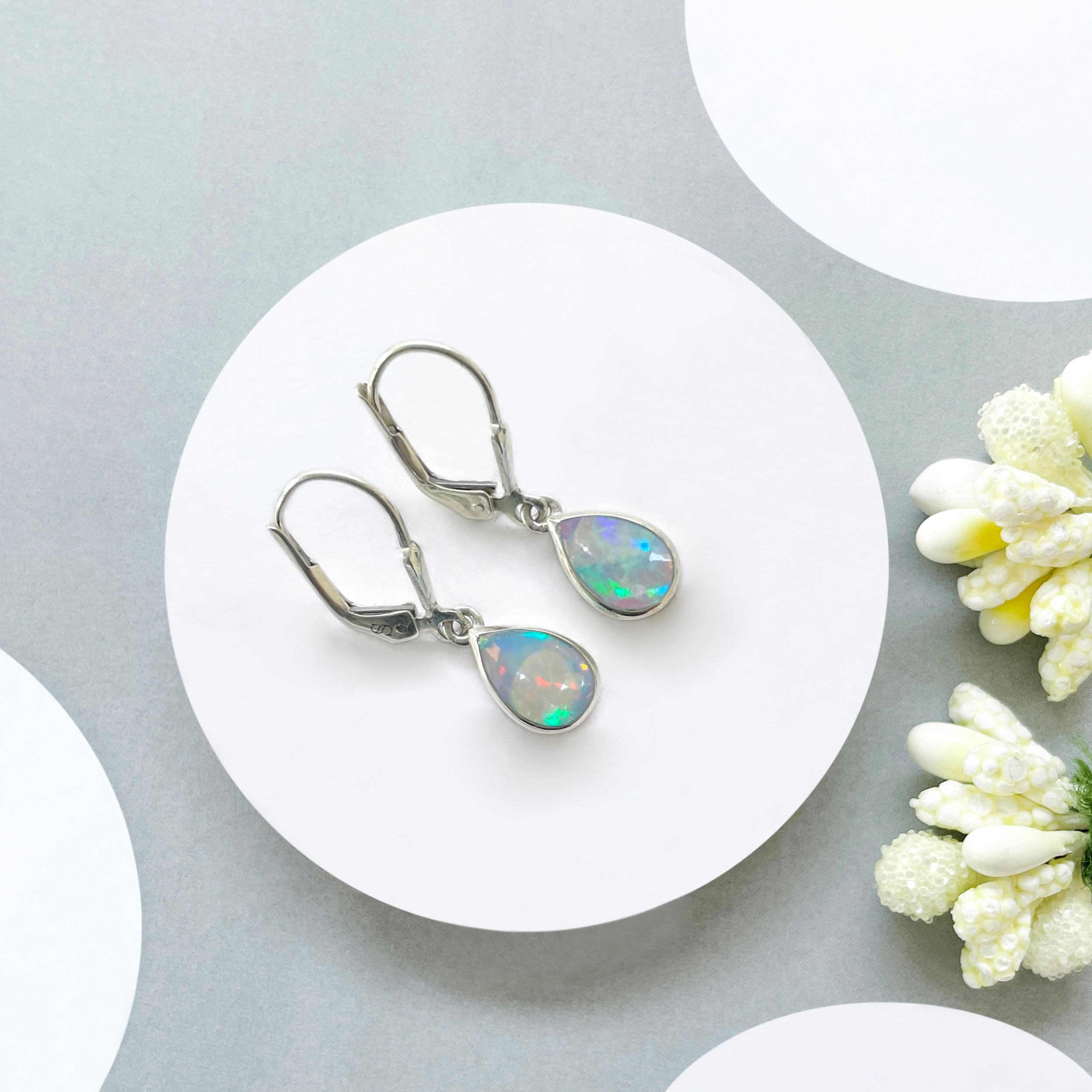 Opal Leverback Earring-(OPL-SE-1117.)