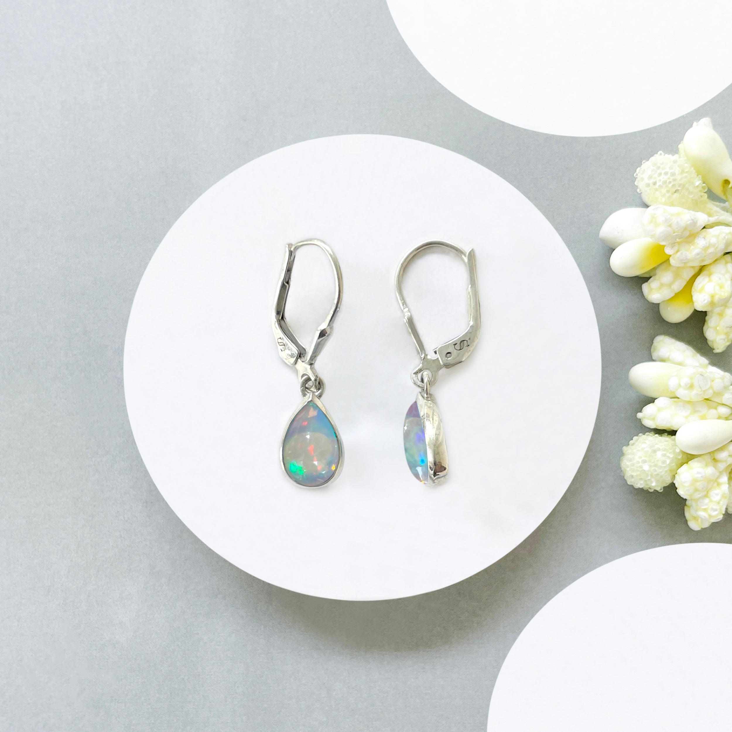 Opal Leverback Earring-(OPL-SE-1117.)