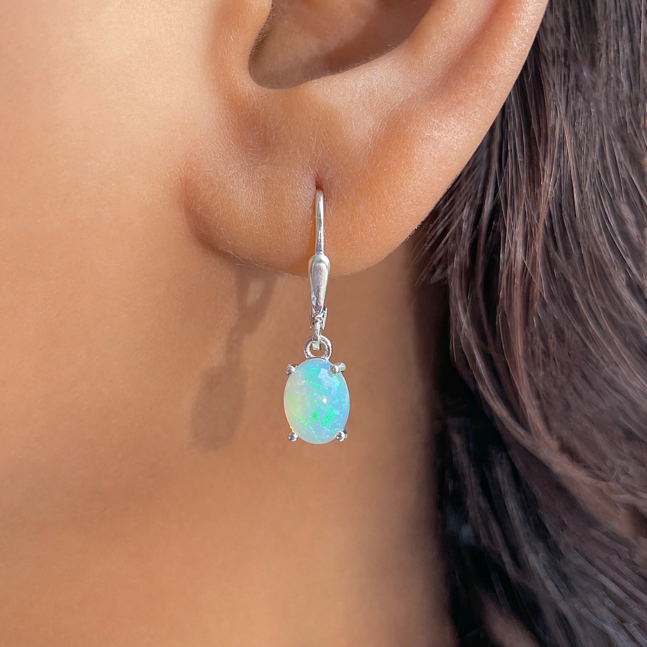 Opal Leverback Earring-(OPL-SE-1128.)