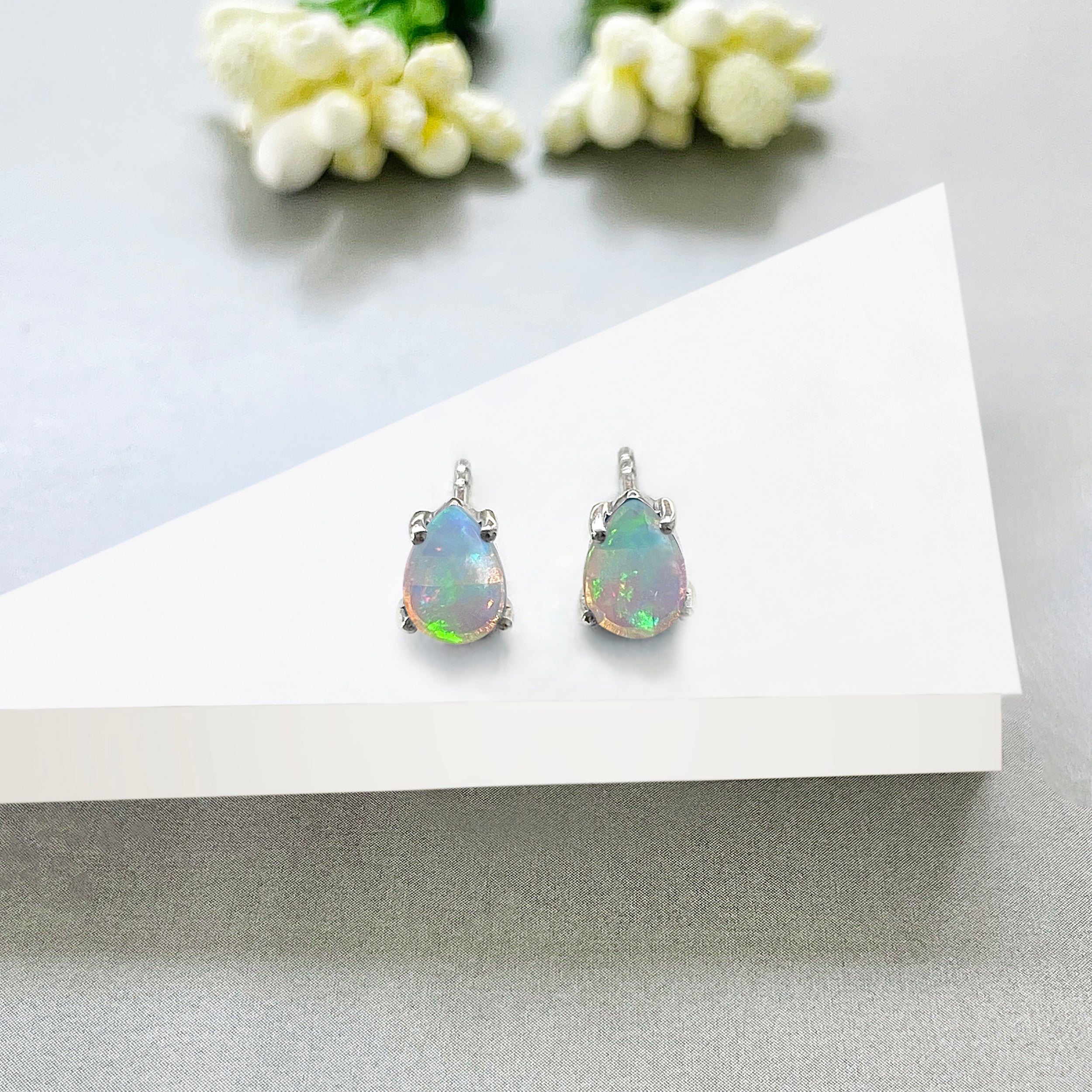 Opal Stud Earring-(OPL-SE-1142.)