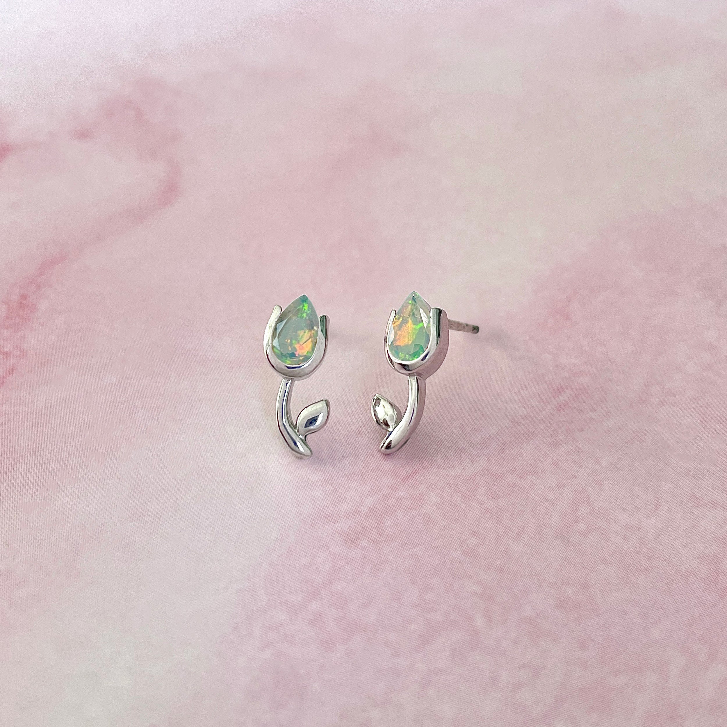 Opal Earring-(OPL-SE-1793.)