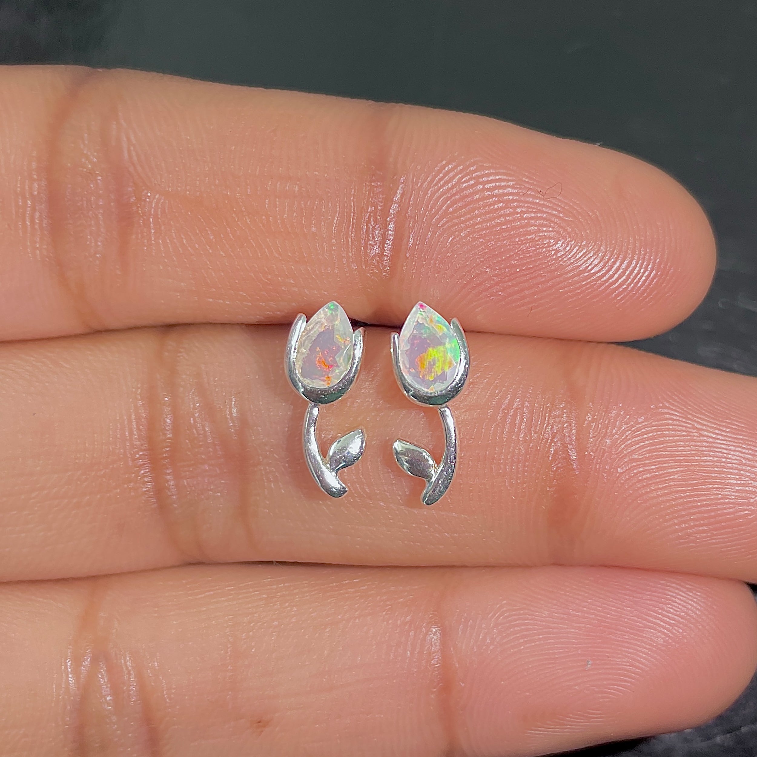 Opal Earring-(OPL-SE-1793.)