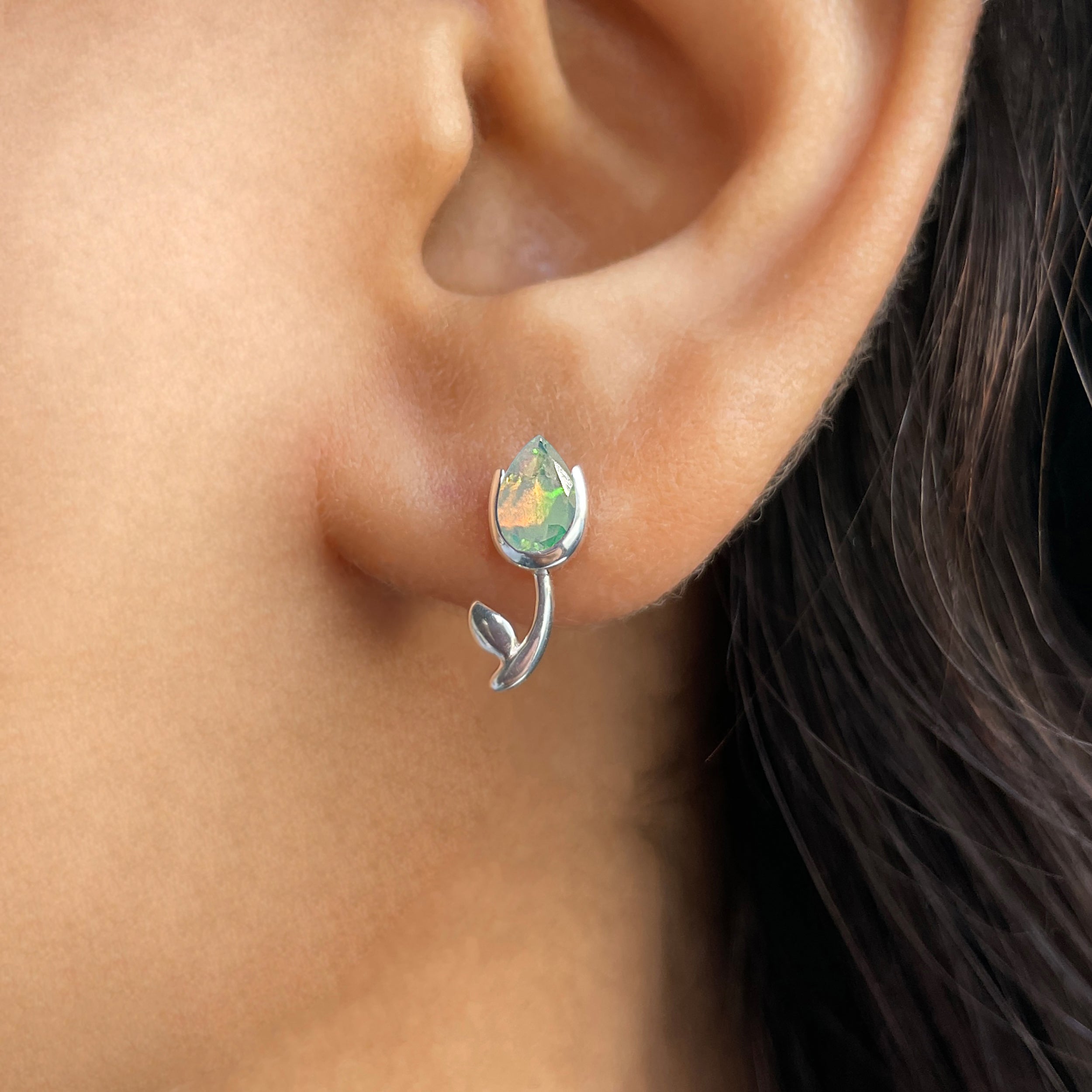 Opal Earring-(OPL-SE-1793.)