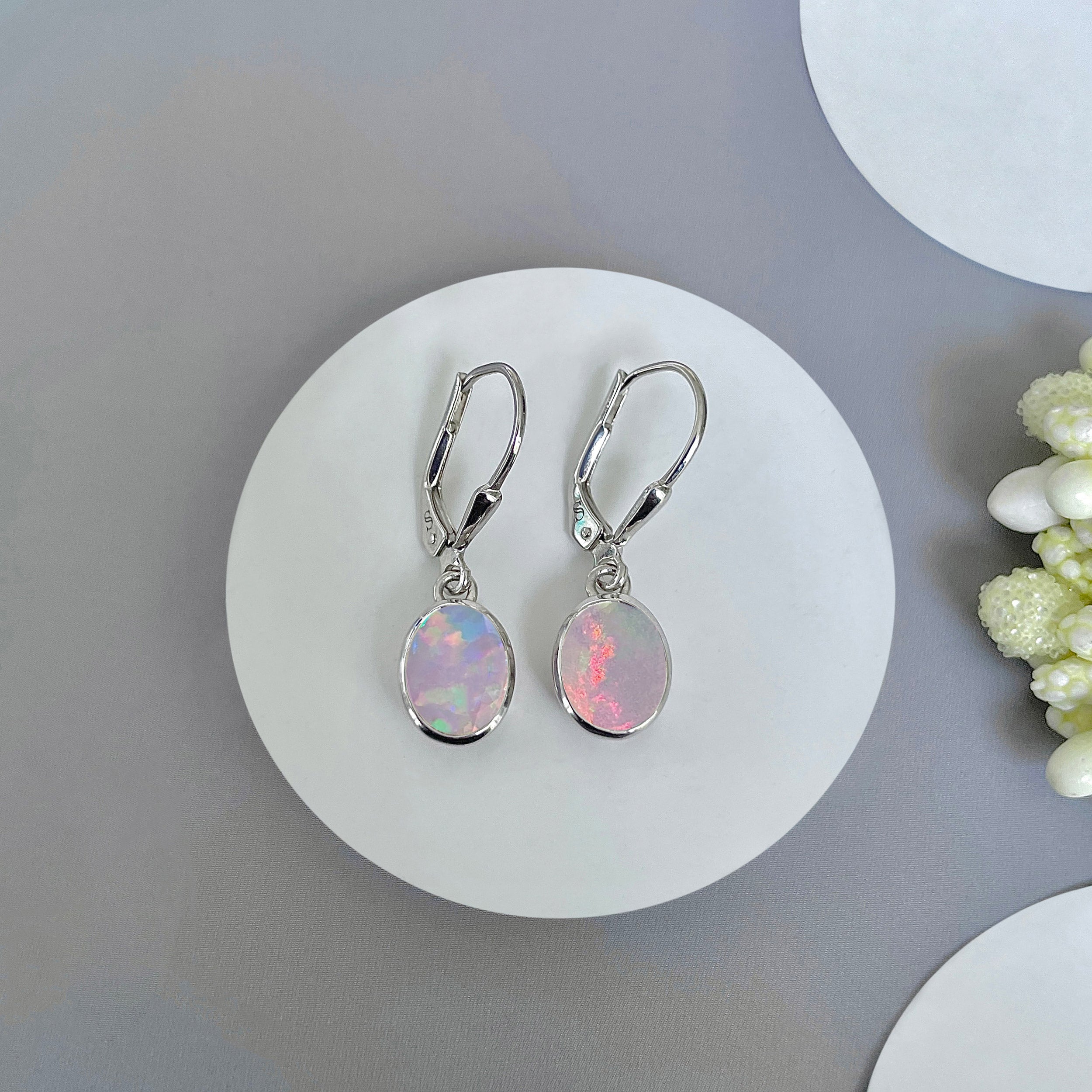 Opal Leverback Earring-(OPL-SE-998.)