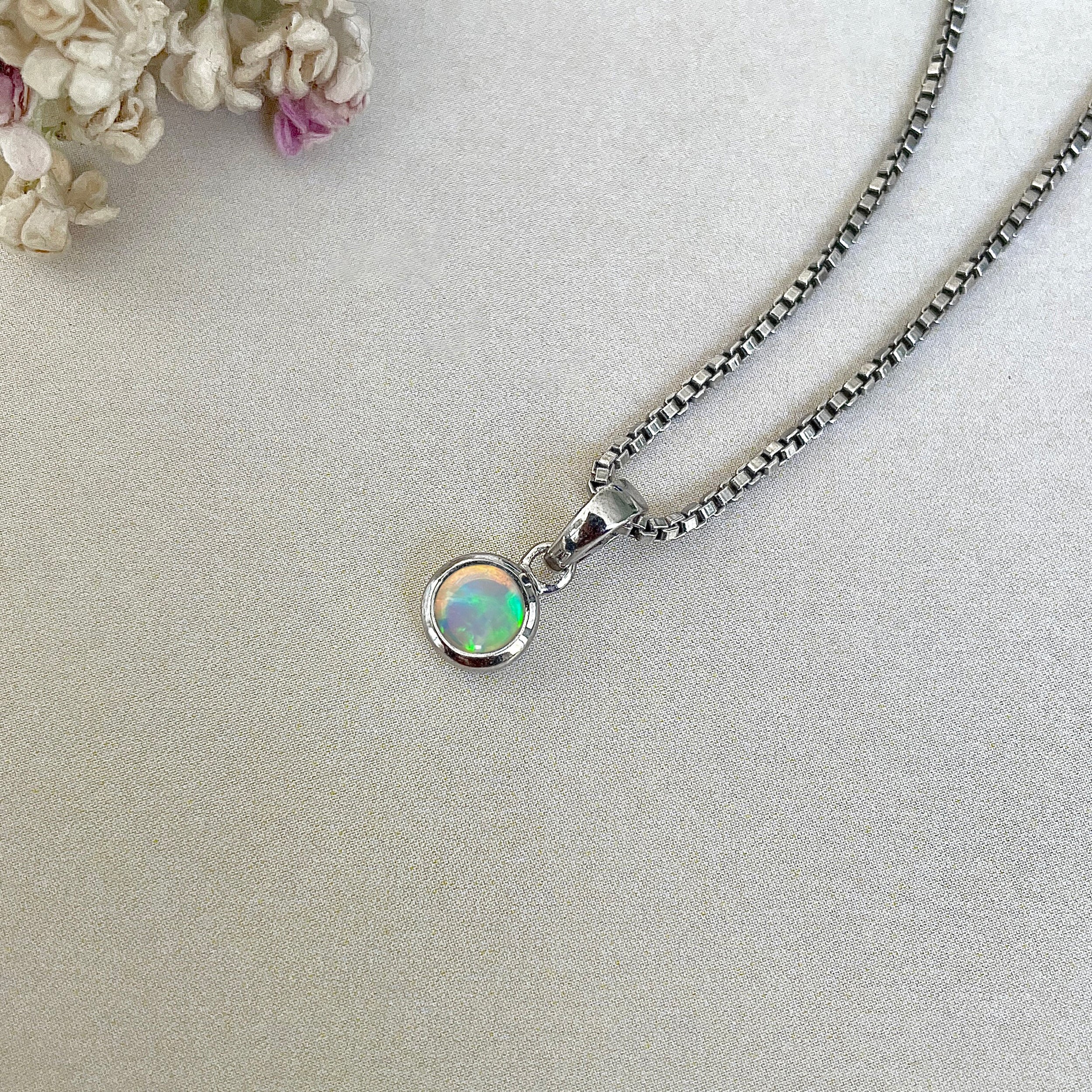 Opal Pendant-(OPL-SP-948.)