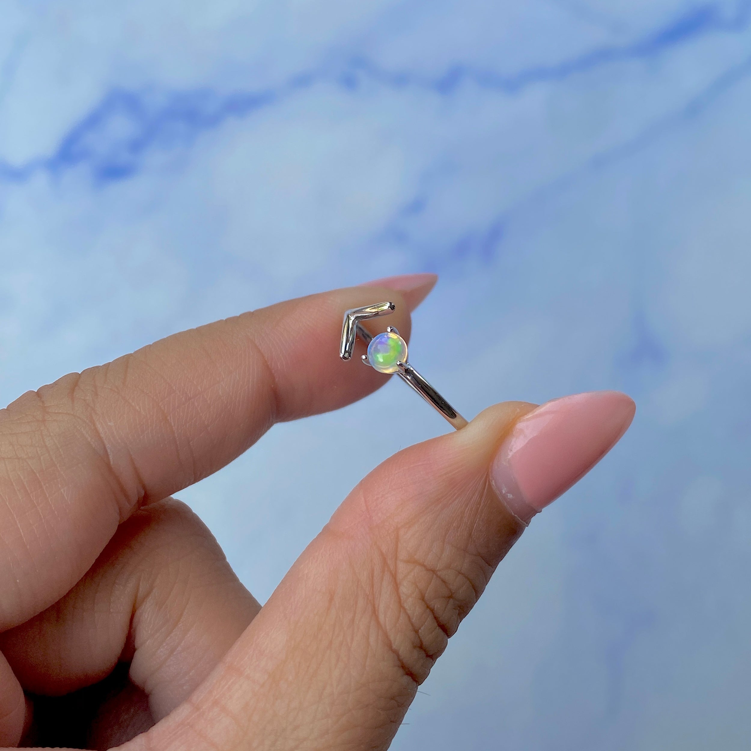 Opal Ring-(OPL-SR-1720.)