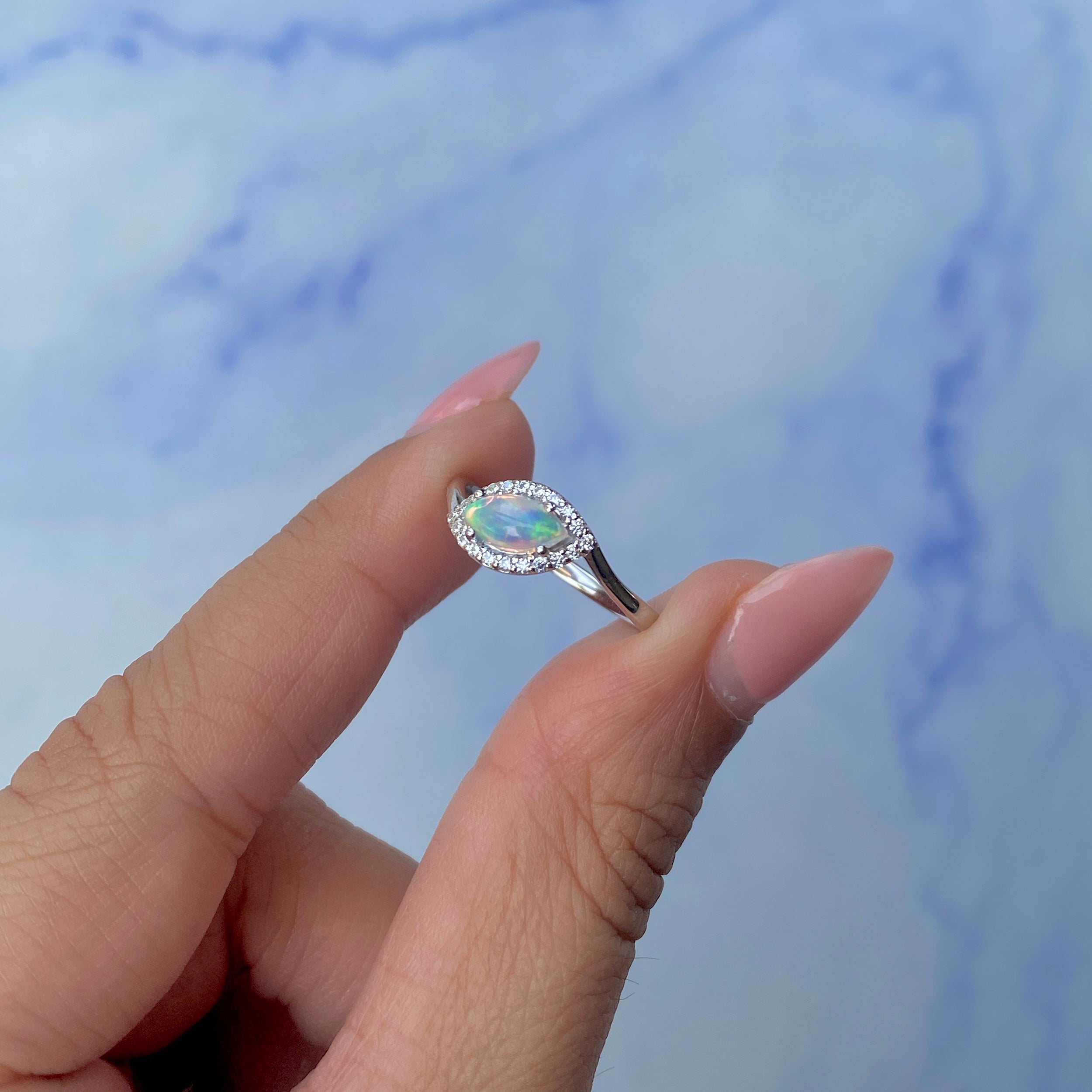 Opal Ring-(OPL-SR-1755.)