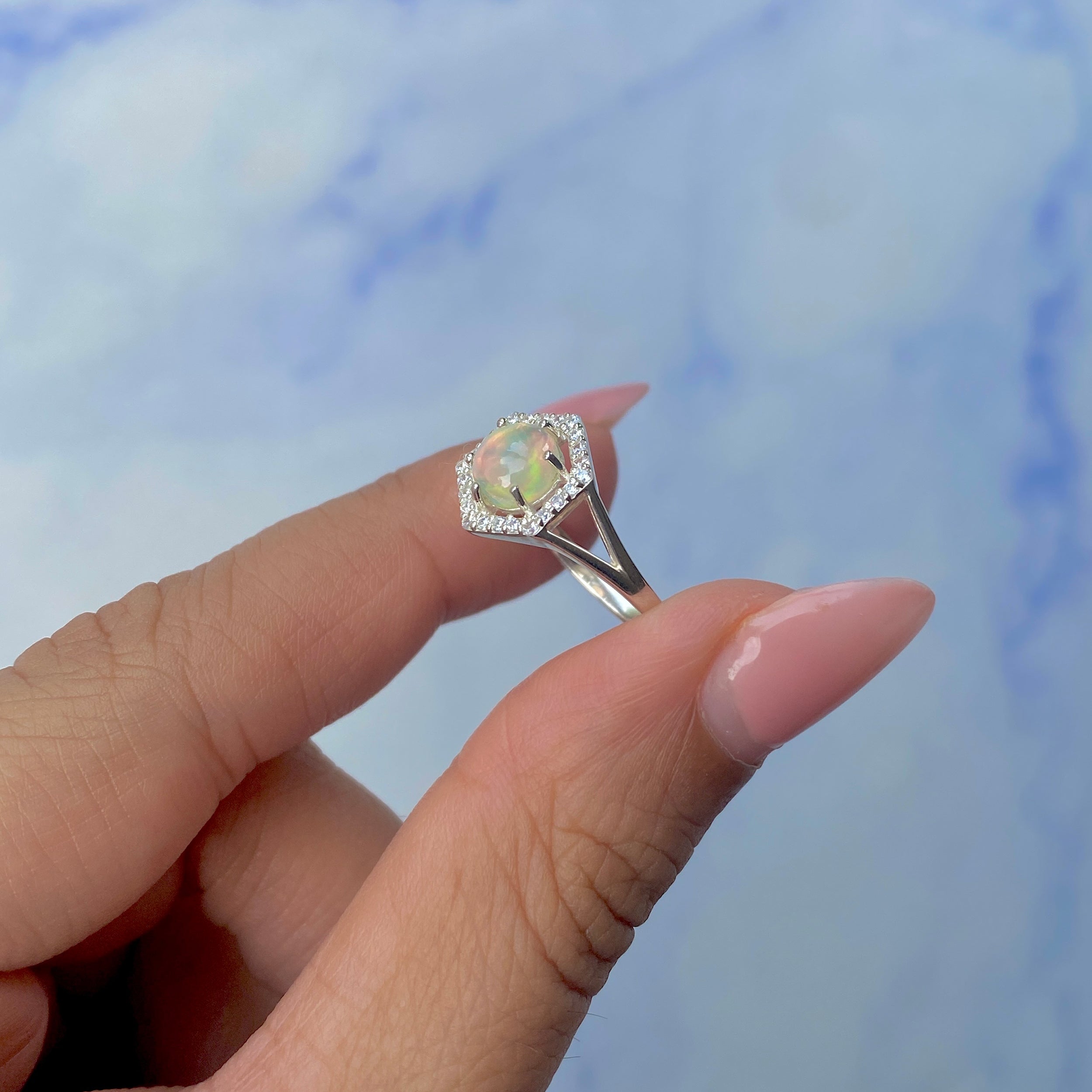 Opal Ring-(OPL-SR-1800.)