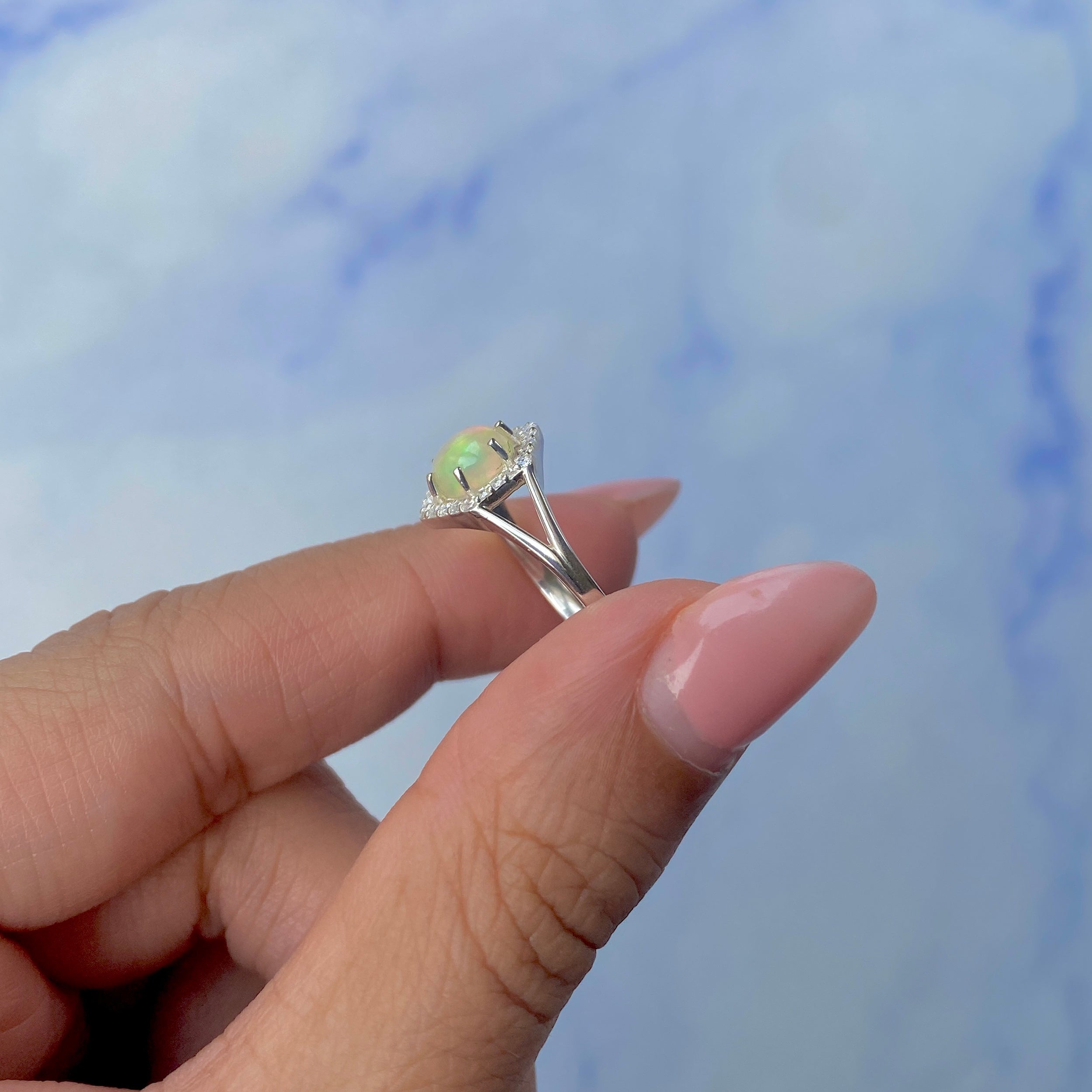 Opal Ring-(OPL-SR-1800.)