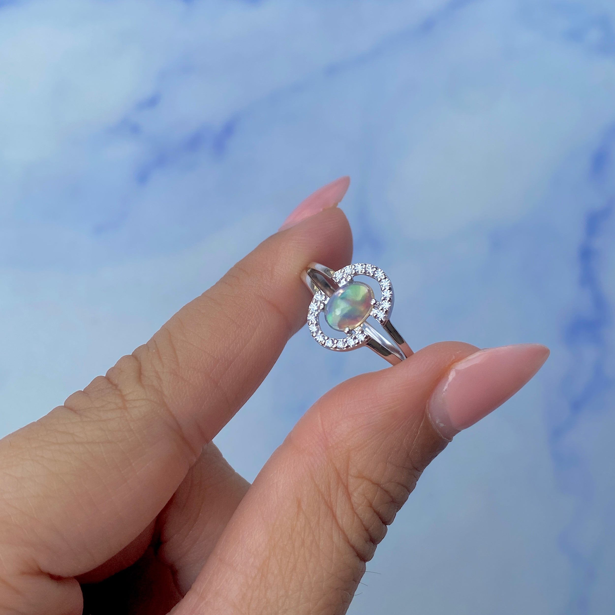 Opal Ring-(OPL-SR-1802.)