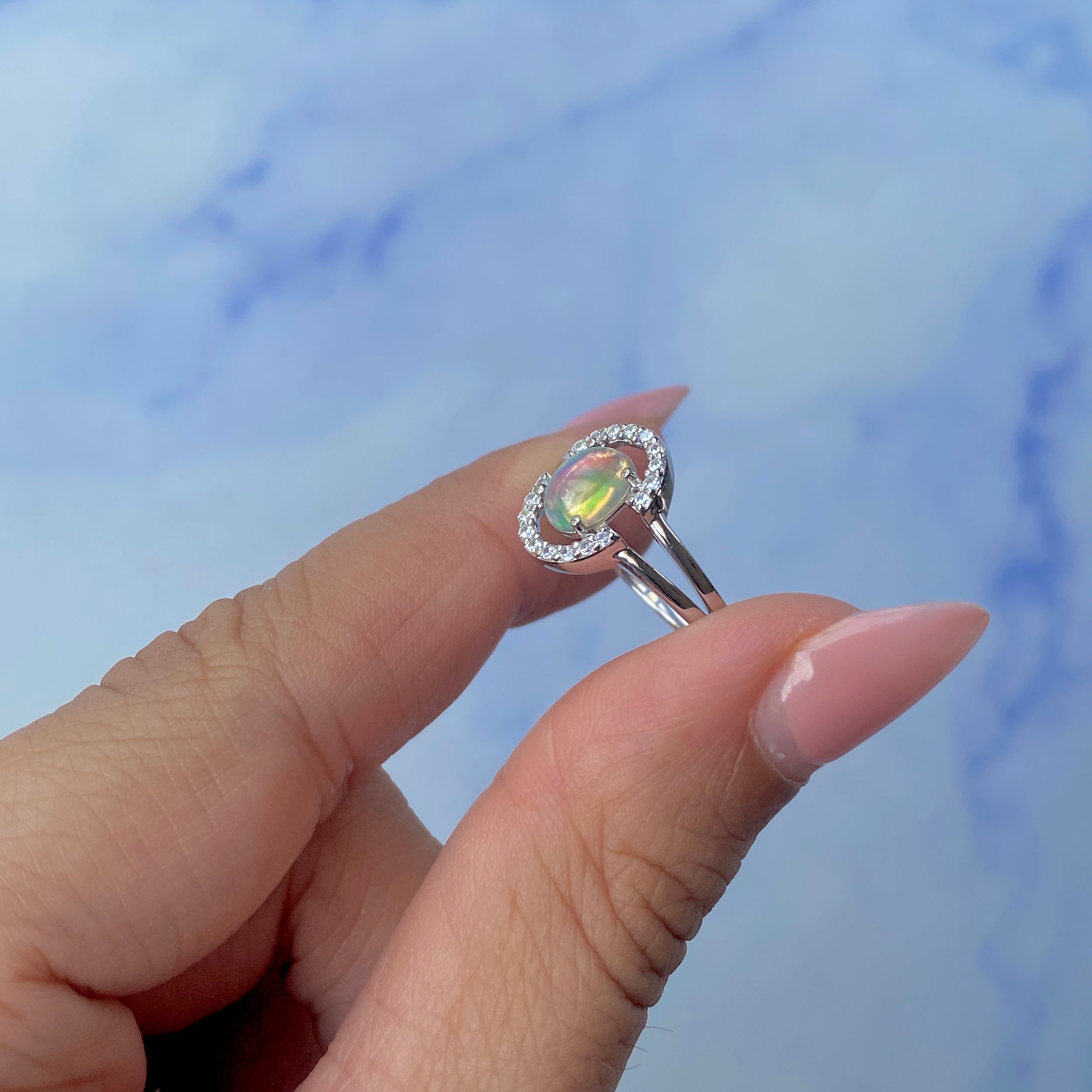 Opal Ring-(OPL-SR-1802.)