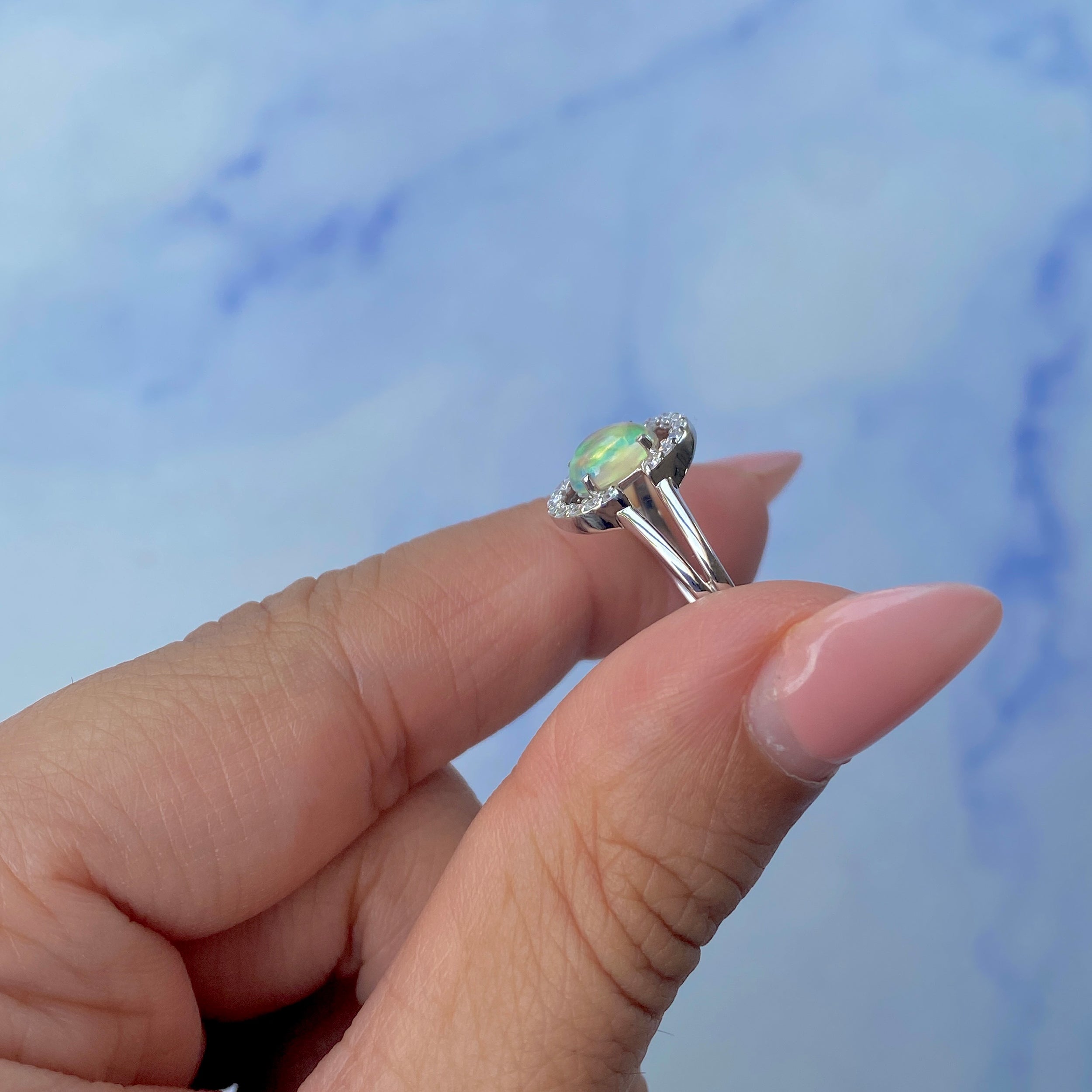 Opal Ring-(OPL-SR-1802.)