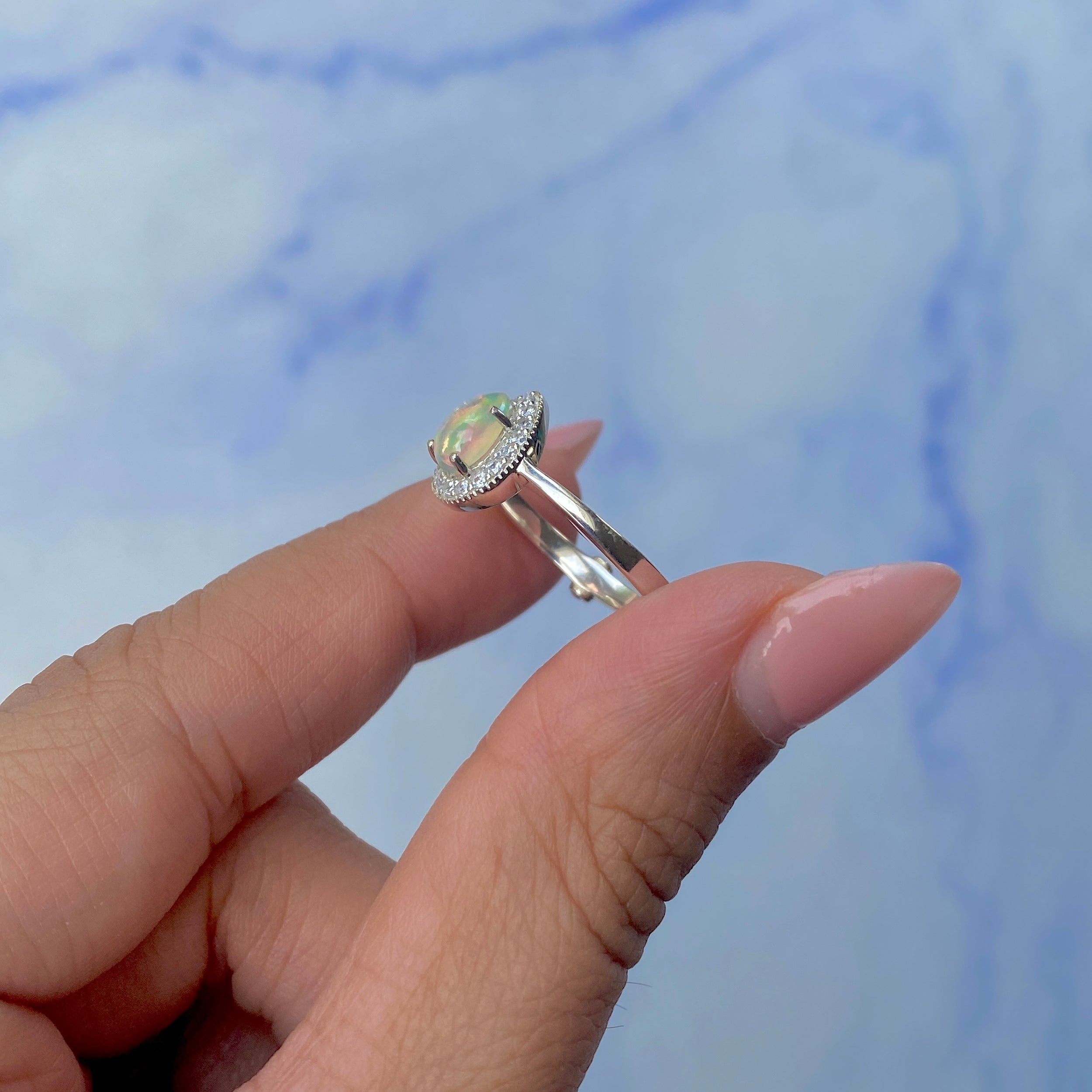 Opal Ring-(OPL-SR-1804.)