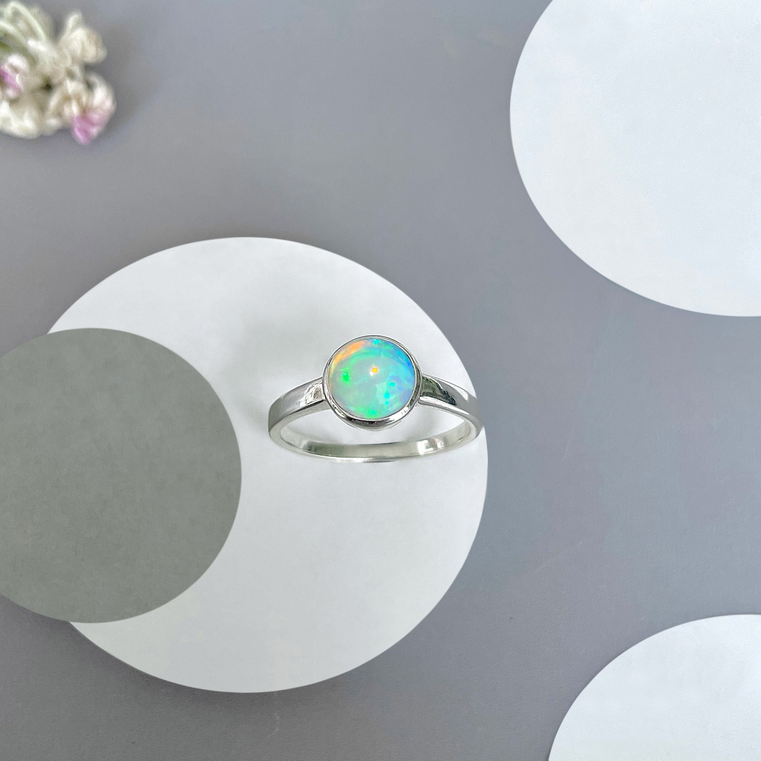Opal Ring-(OPL-SR-1821.)