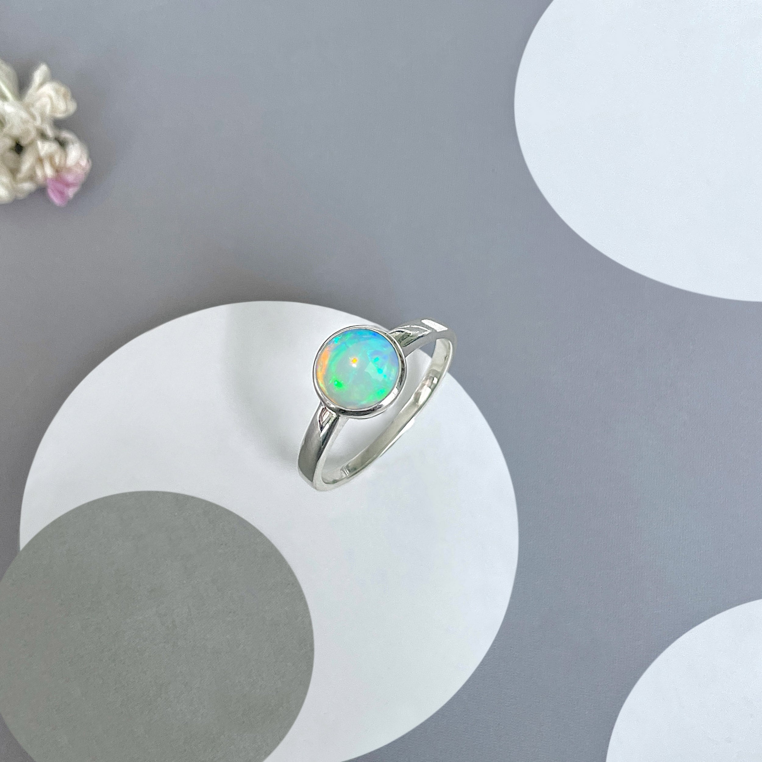 Opal Ring-(OPL-SR-1821.)