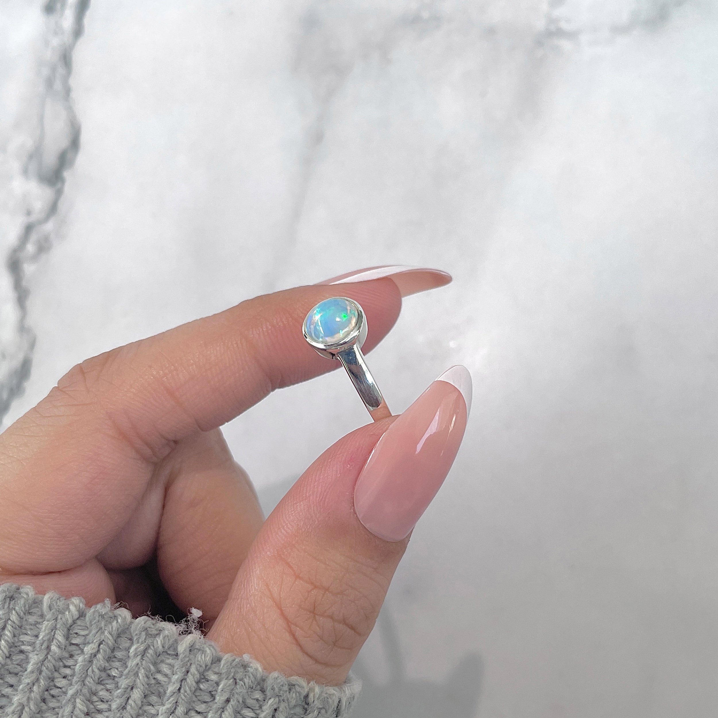 Opal Ring-(OPL-SR-1821.)